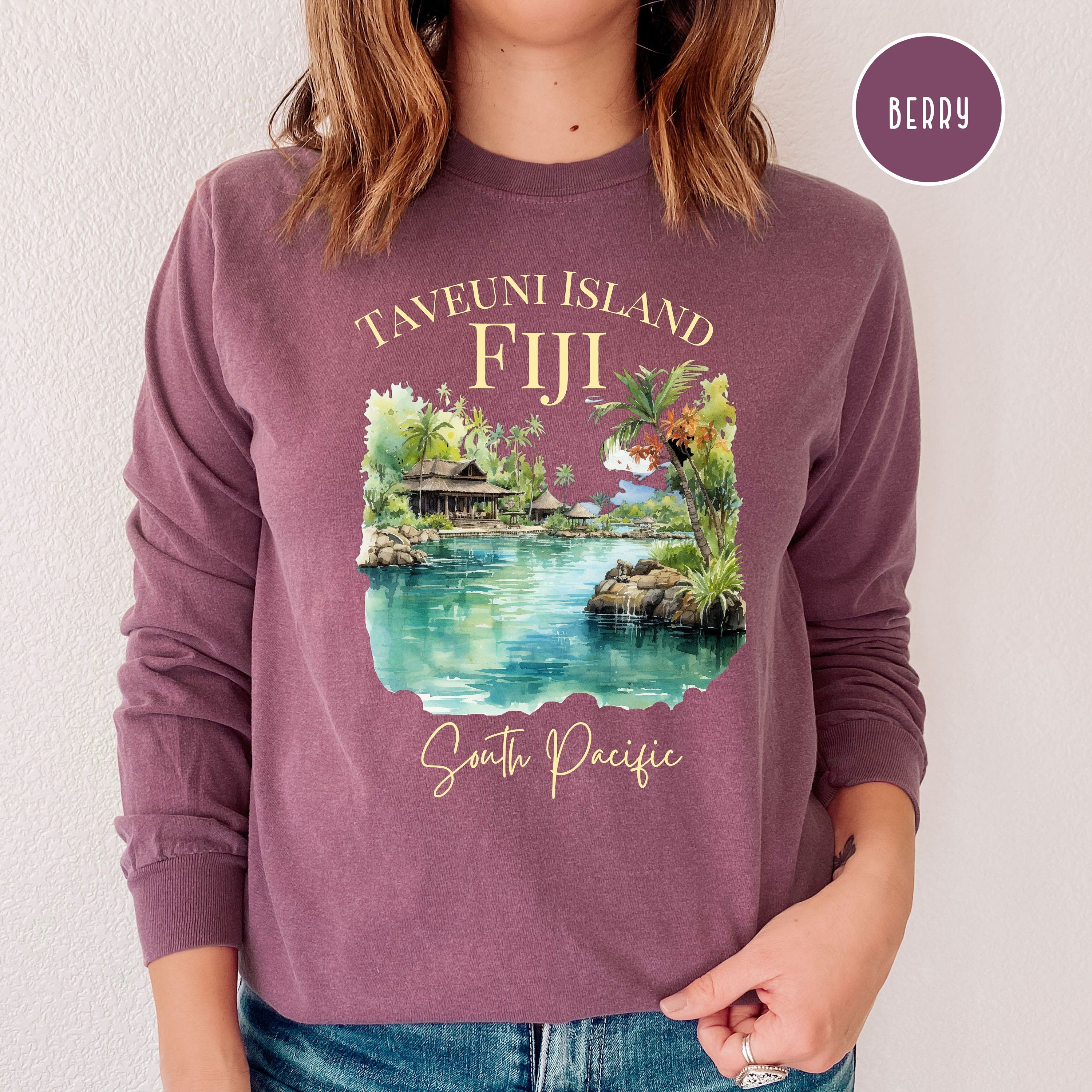 Taveuni Island Fiji Comfort Colors® Long Sleeve Tee