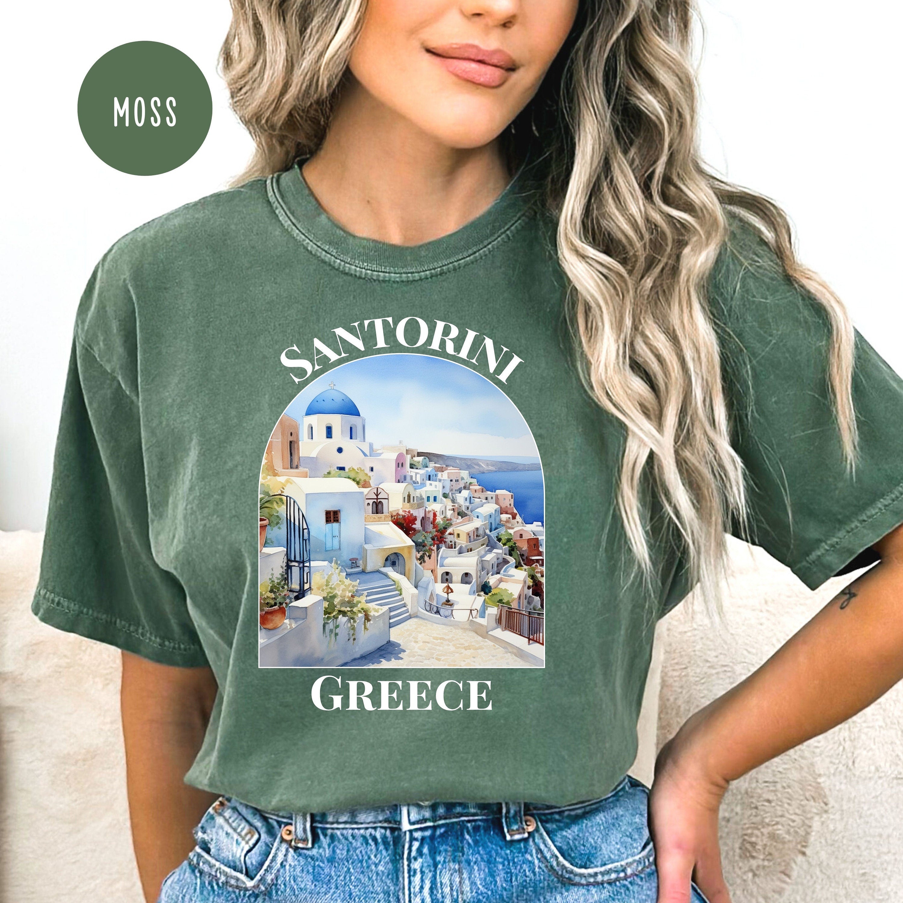 Santorini Greece Comfort Colors® Tee