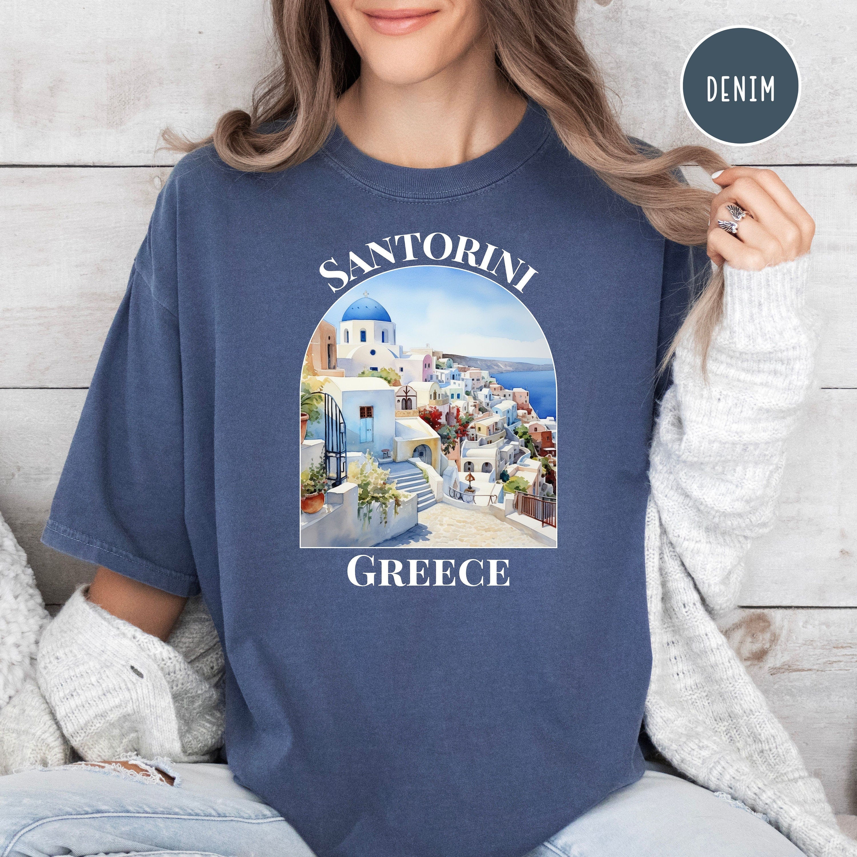 Santorini Greece Comfort Colors® Tee