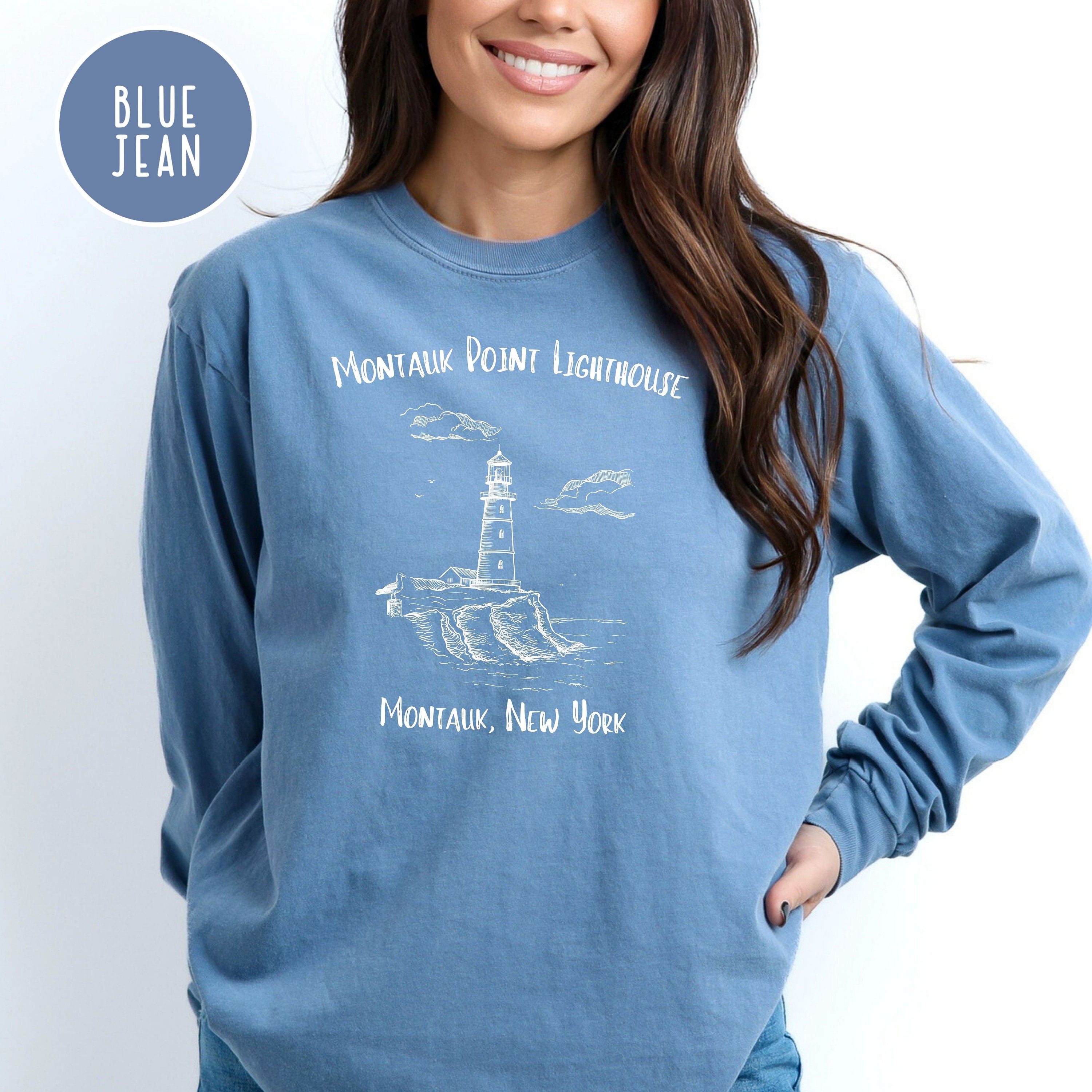 Montauk Point Lighthouse Comfort Colors® Long Sleeve Tee