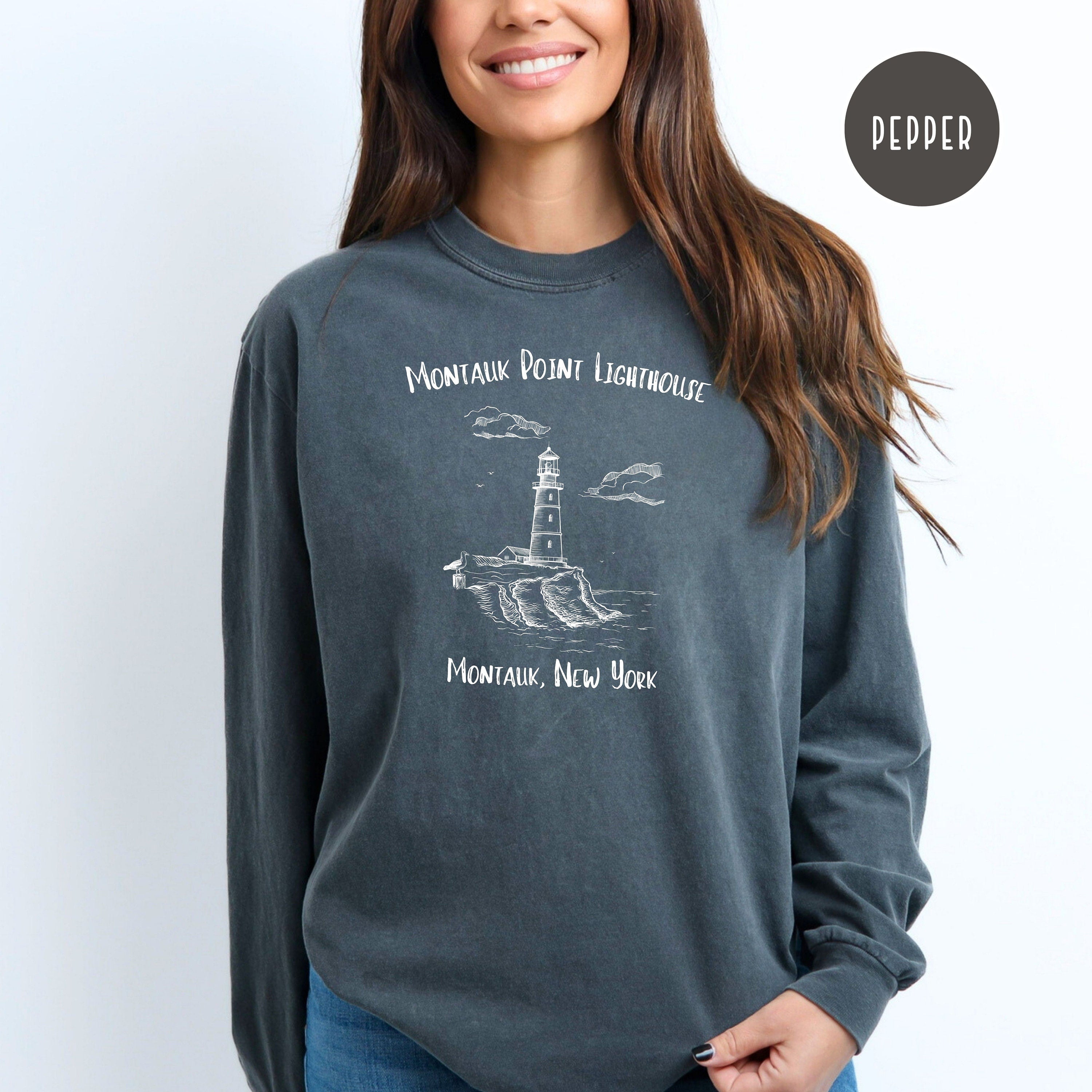 Montauk Point Lighthouse Comfort Colors® Long Sleeve Tee