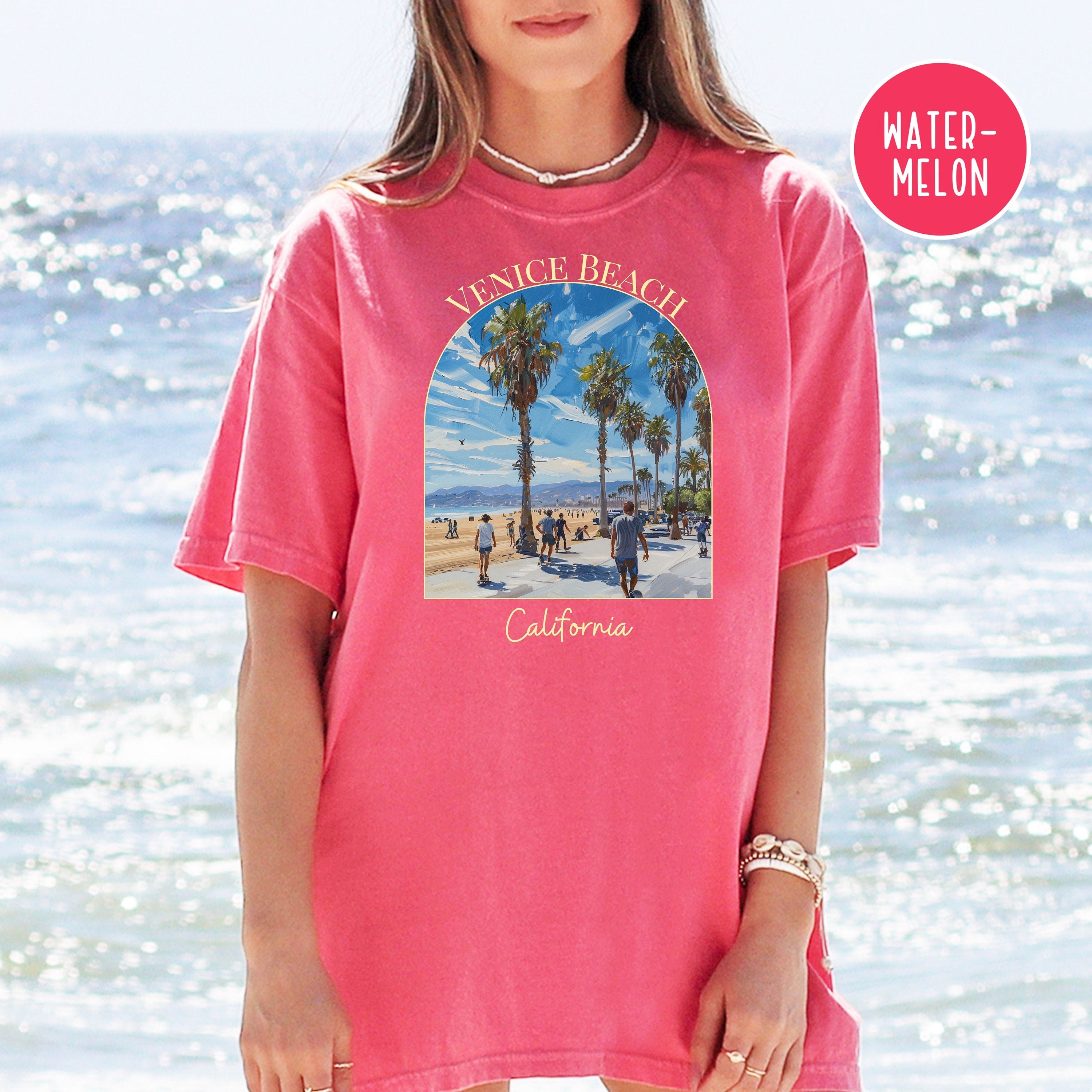Venice Beach California Comfort Colors® Beach Tee