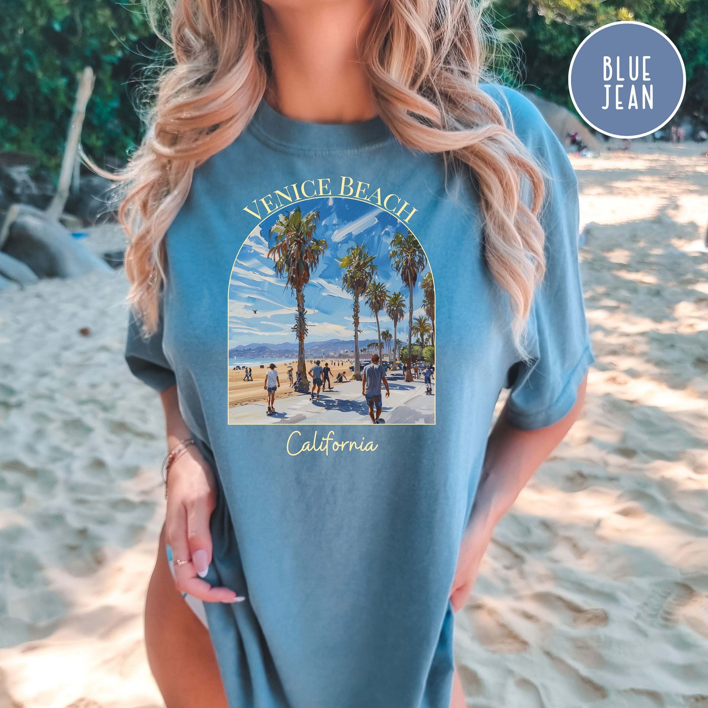 Venice Beach California Comfort Colors® Beach Tee