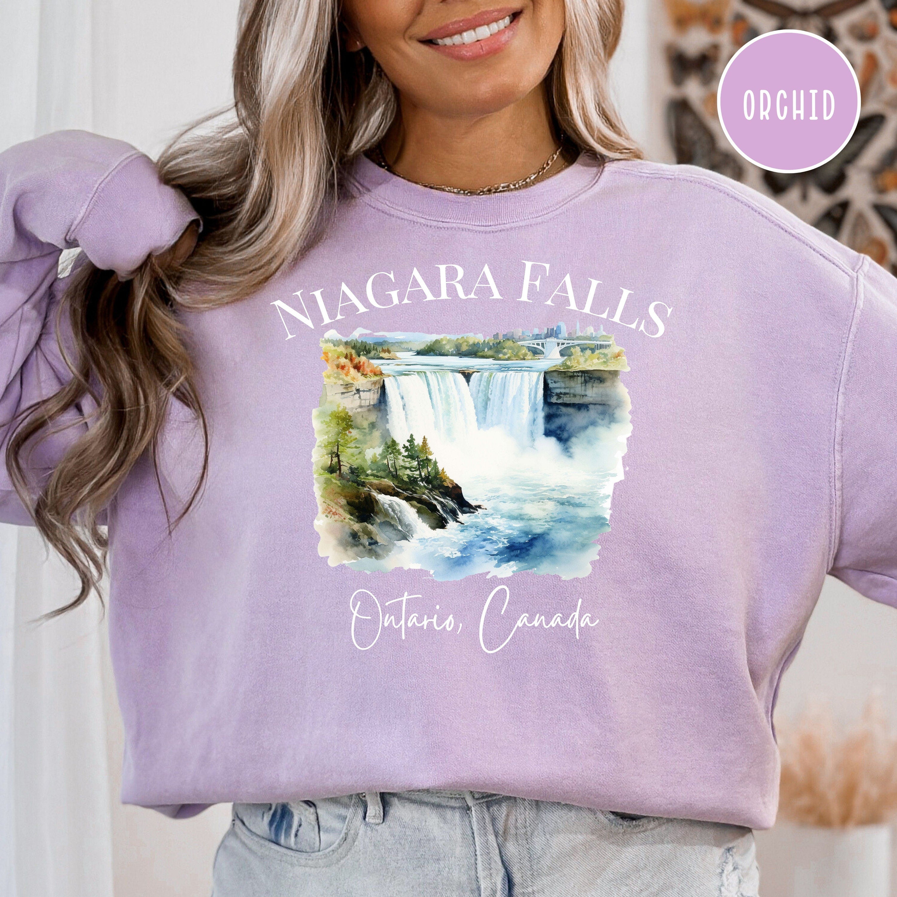 Niagara Falls Ontario Canada Comfort Colors Sweatshirt