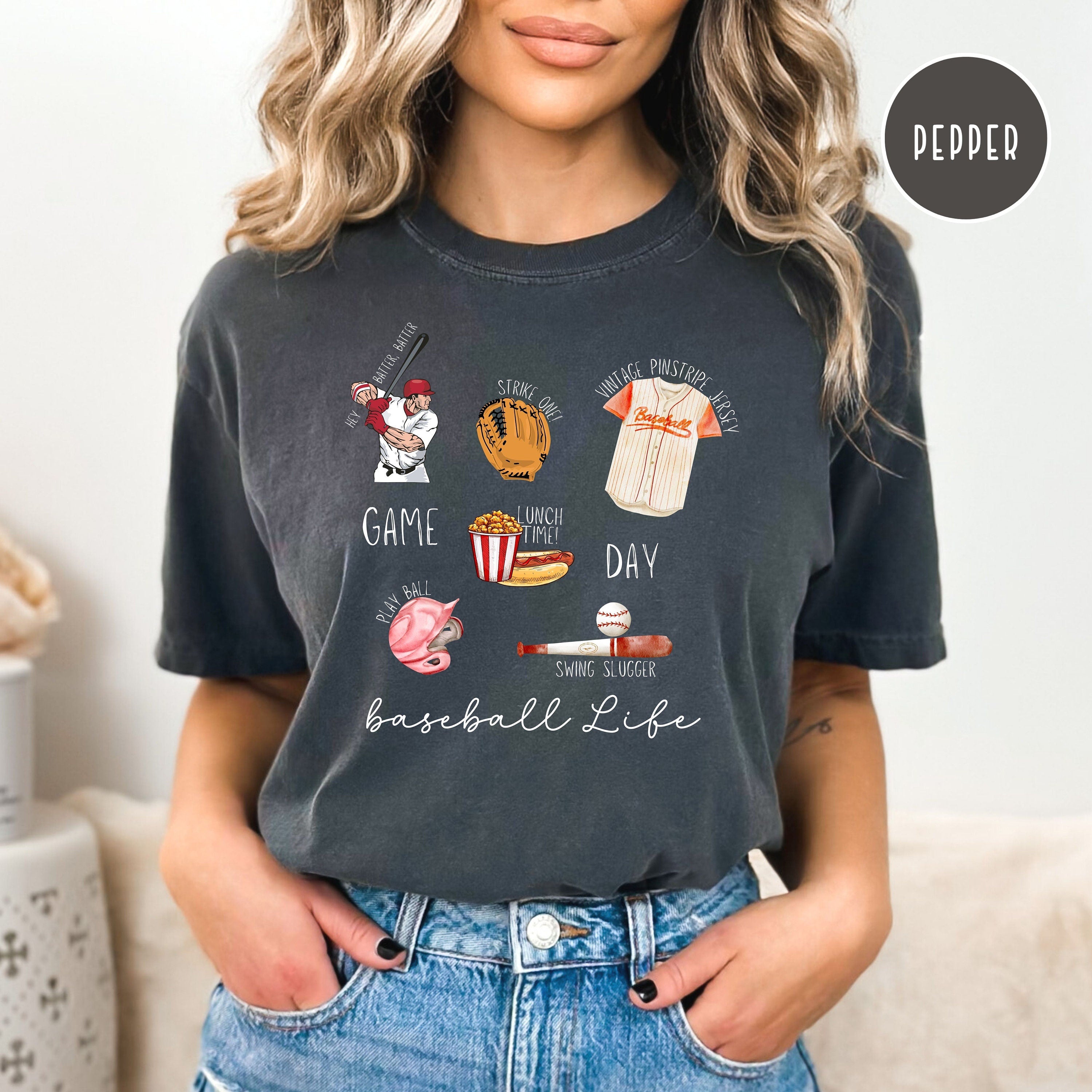 Baseball Life Comfort Colors® Game Day Tee