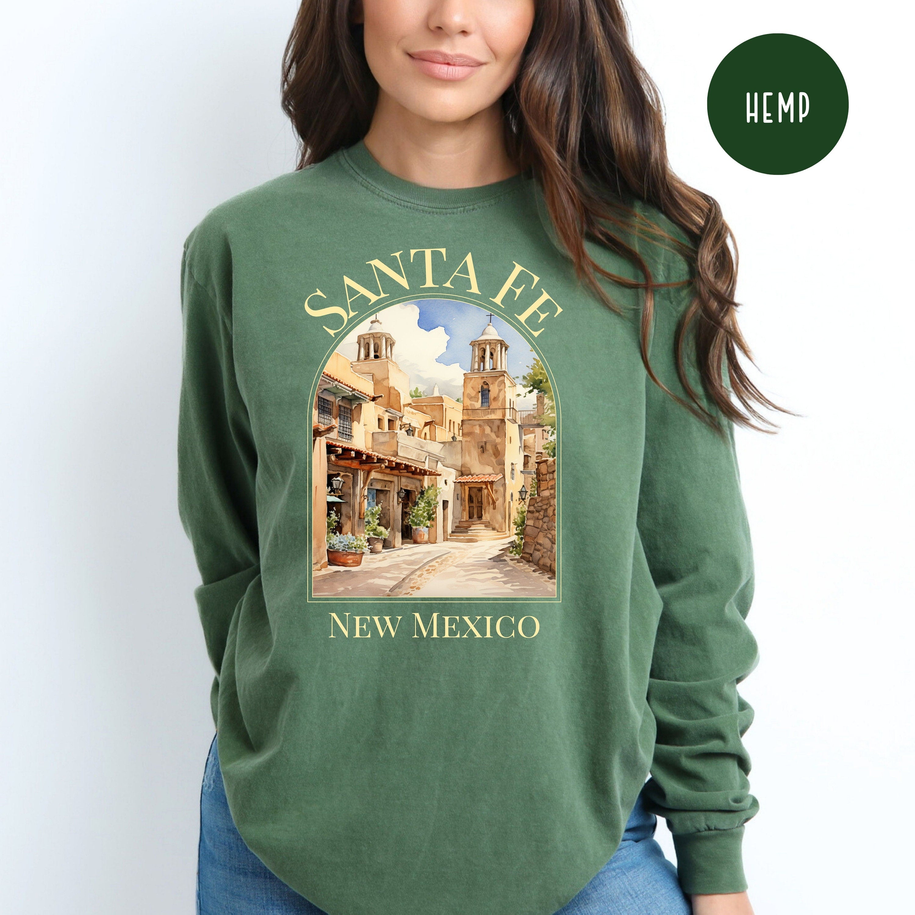 Santa Fe New Mexico Comfort Colors® Long Sleeve Tee