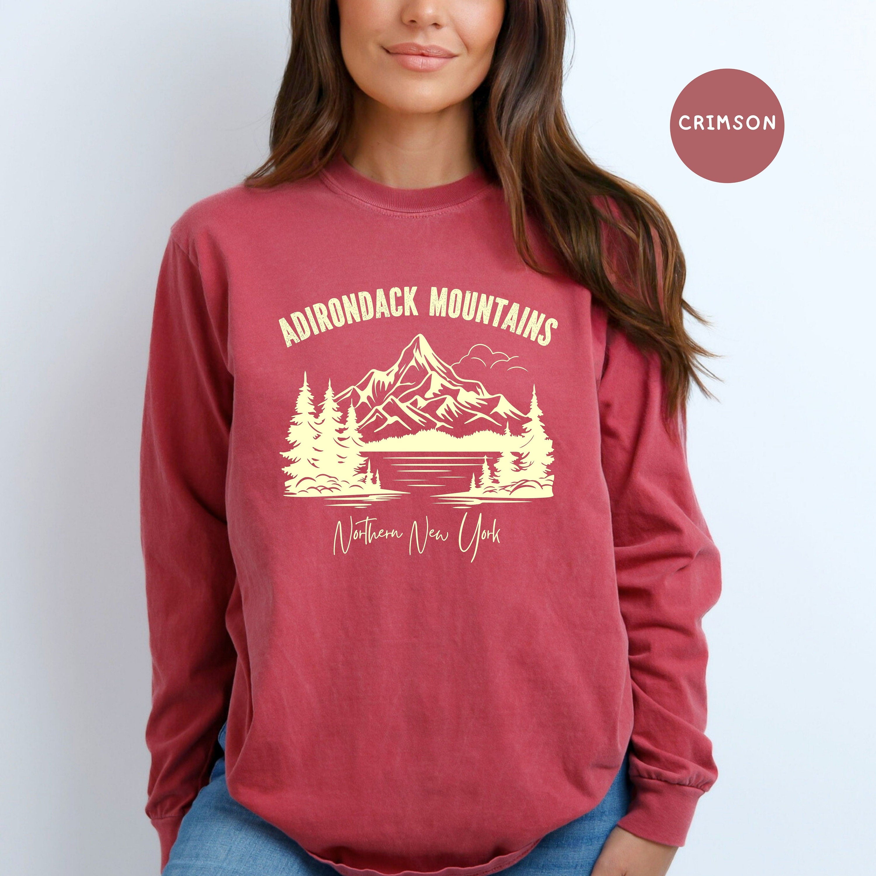 Adirondack Mountains Comfort Colors® Long Sleeve T-Shirt