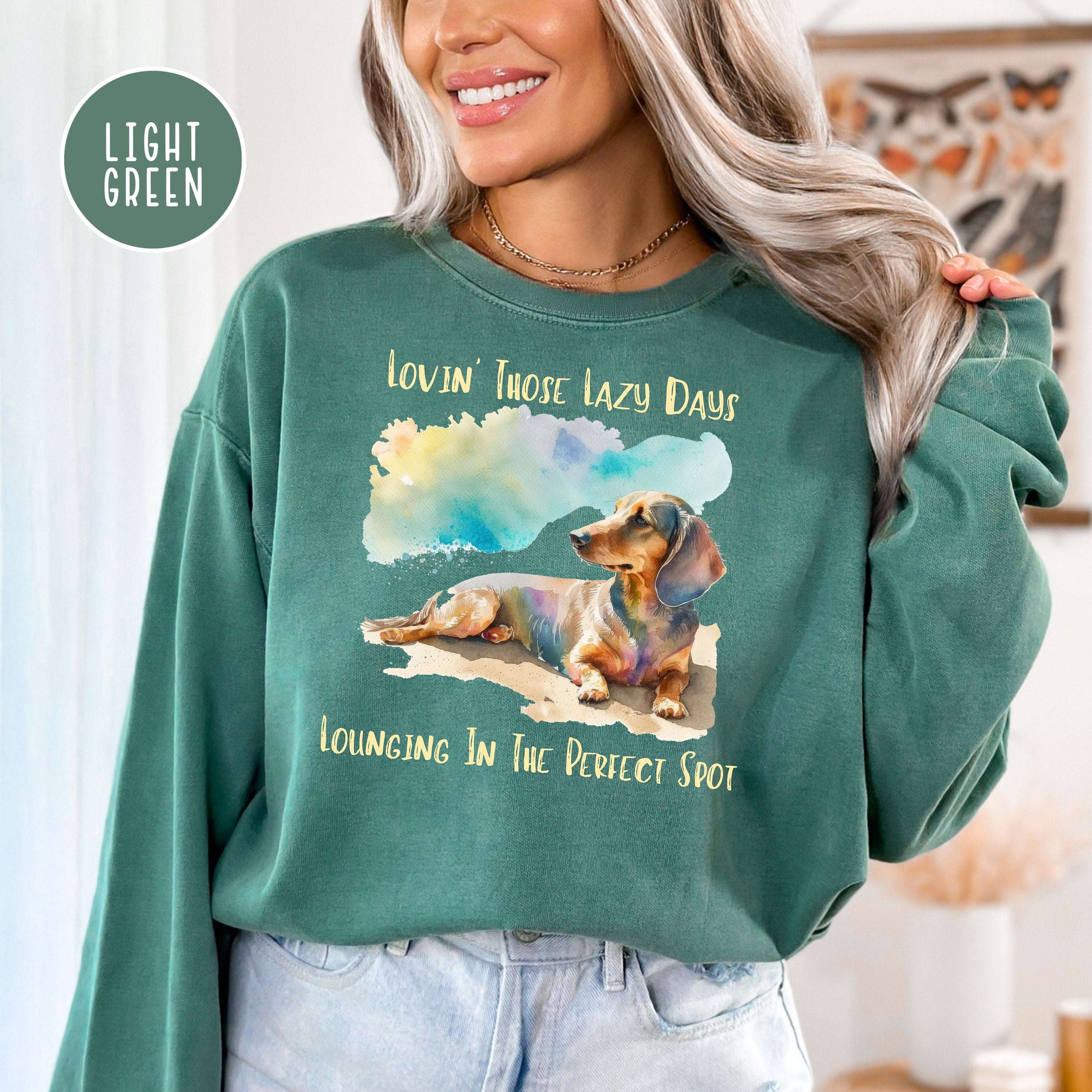 Dachshund Mom Comfort Colors® Sweatshirt