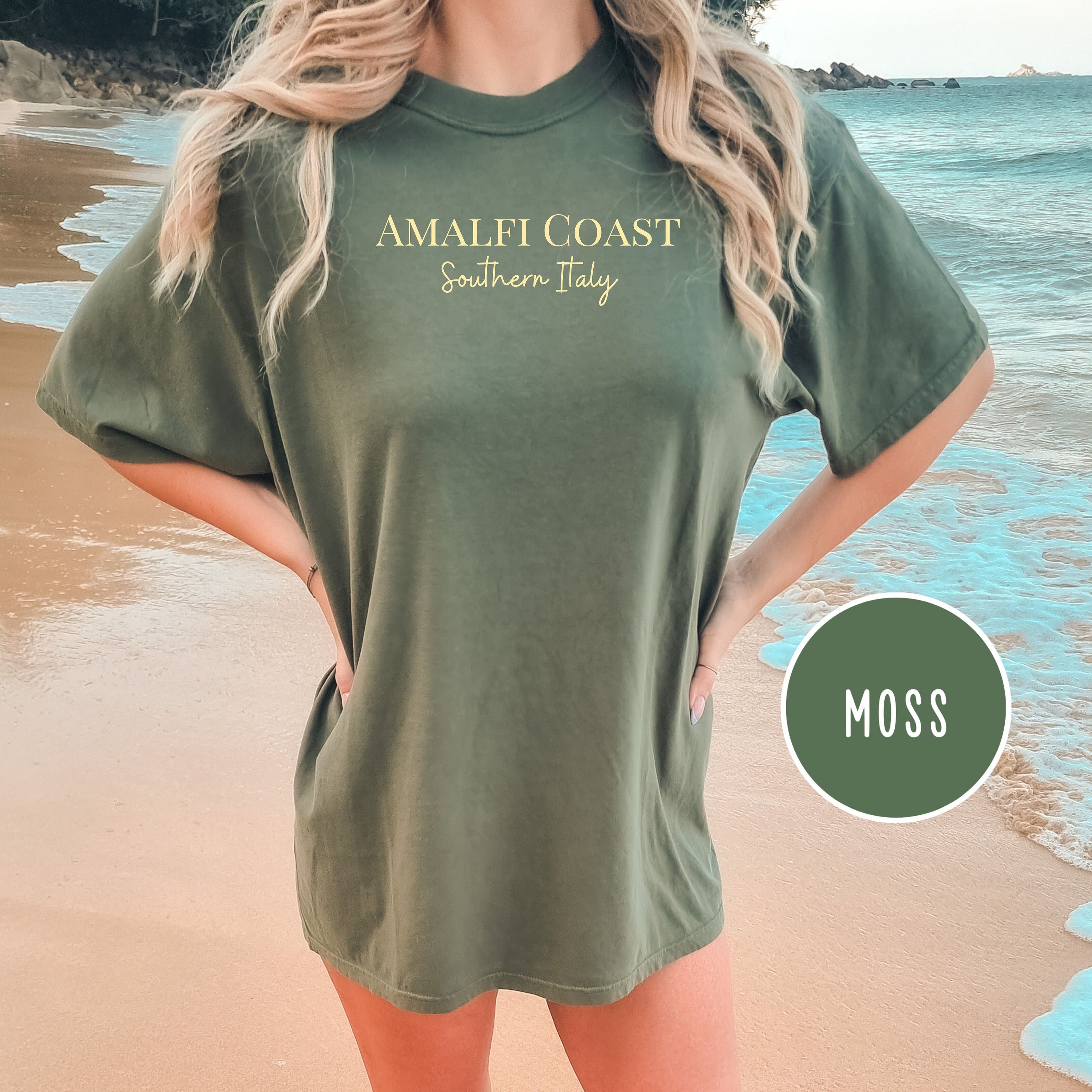 Amalfi Coast Elegant Minimalist Style Comfort Colors® T-Shirt