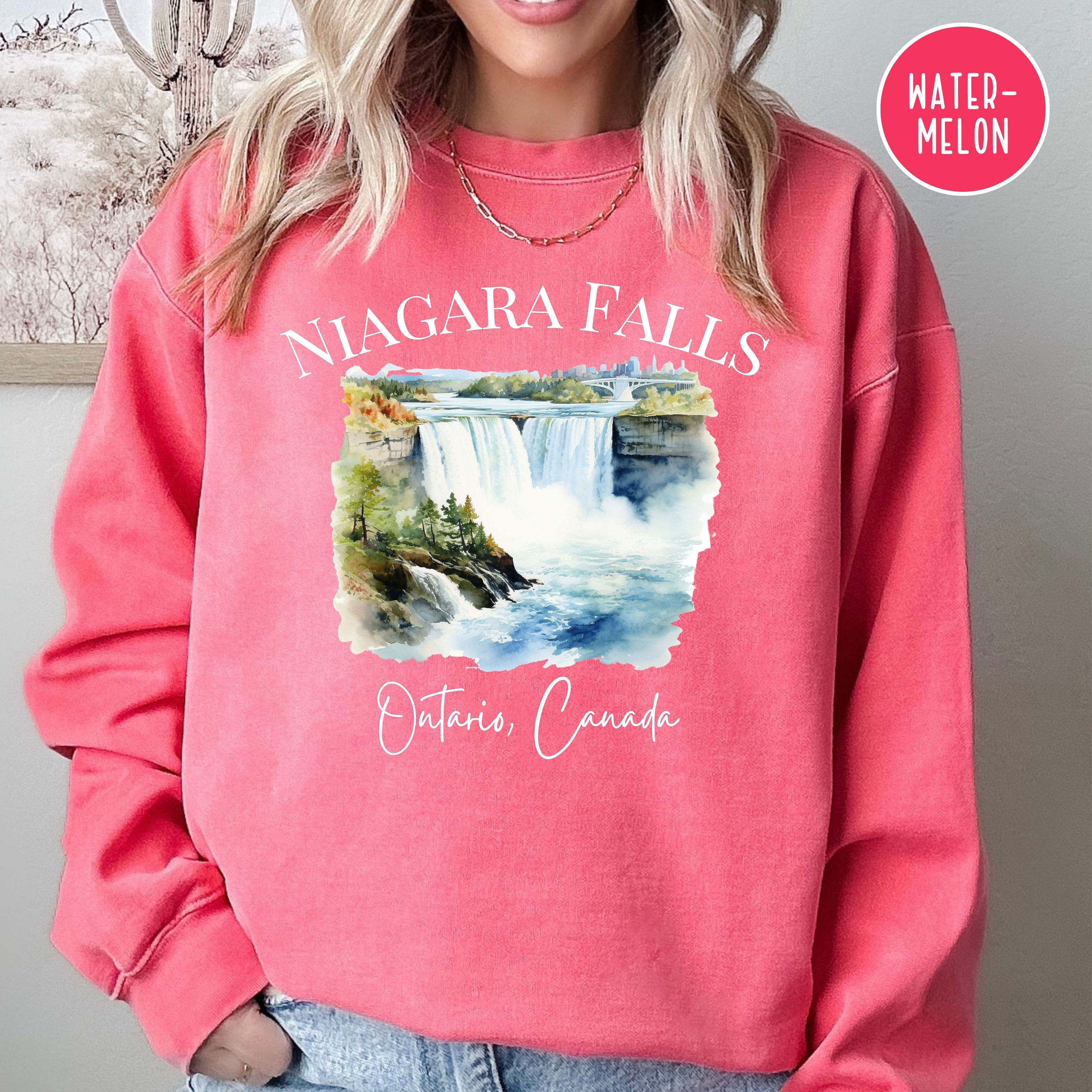 Niagara Falls Ontario Canada Comfort Colors Sweatshirt