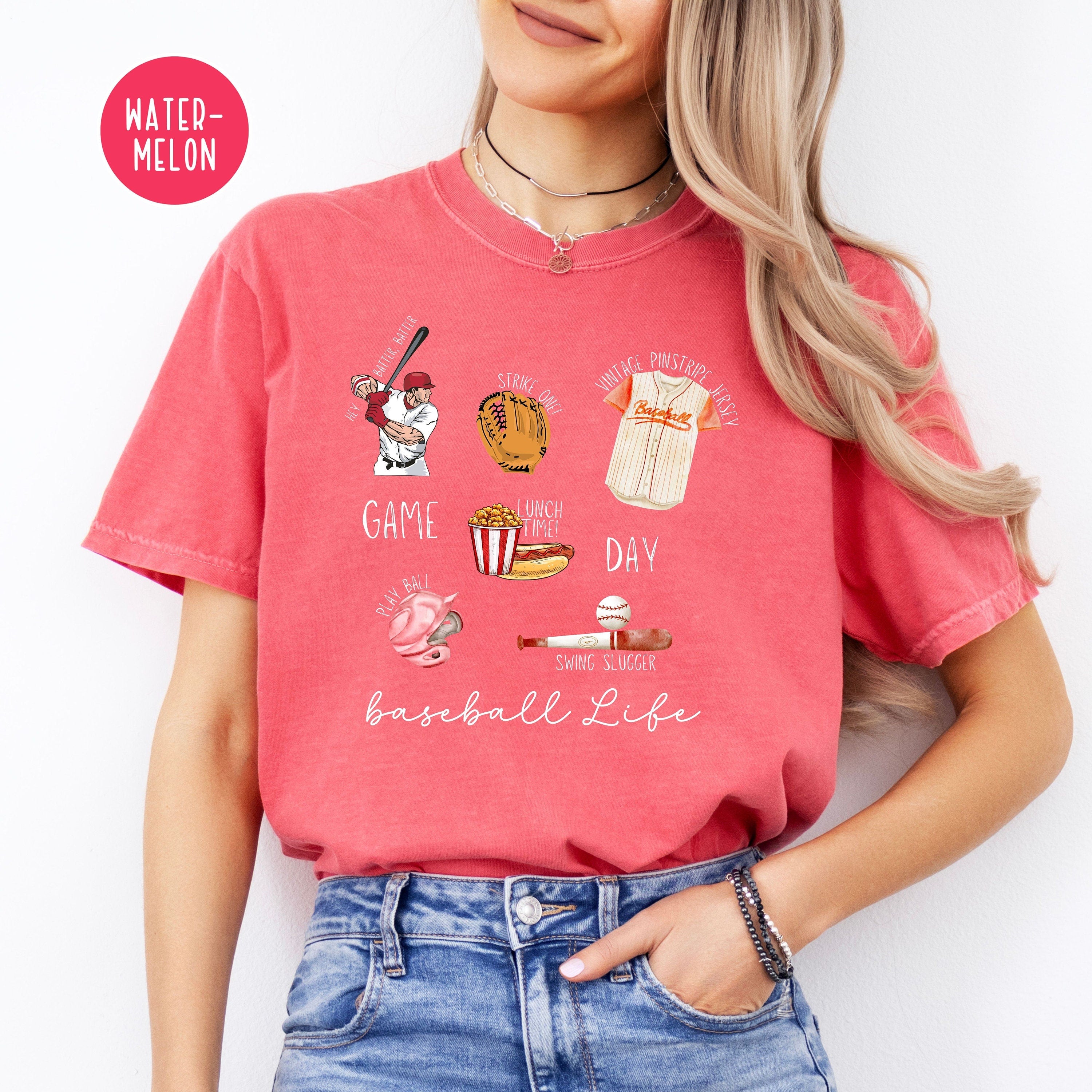 Baseball Life Comfort Colors® Game Day Tee