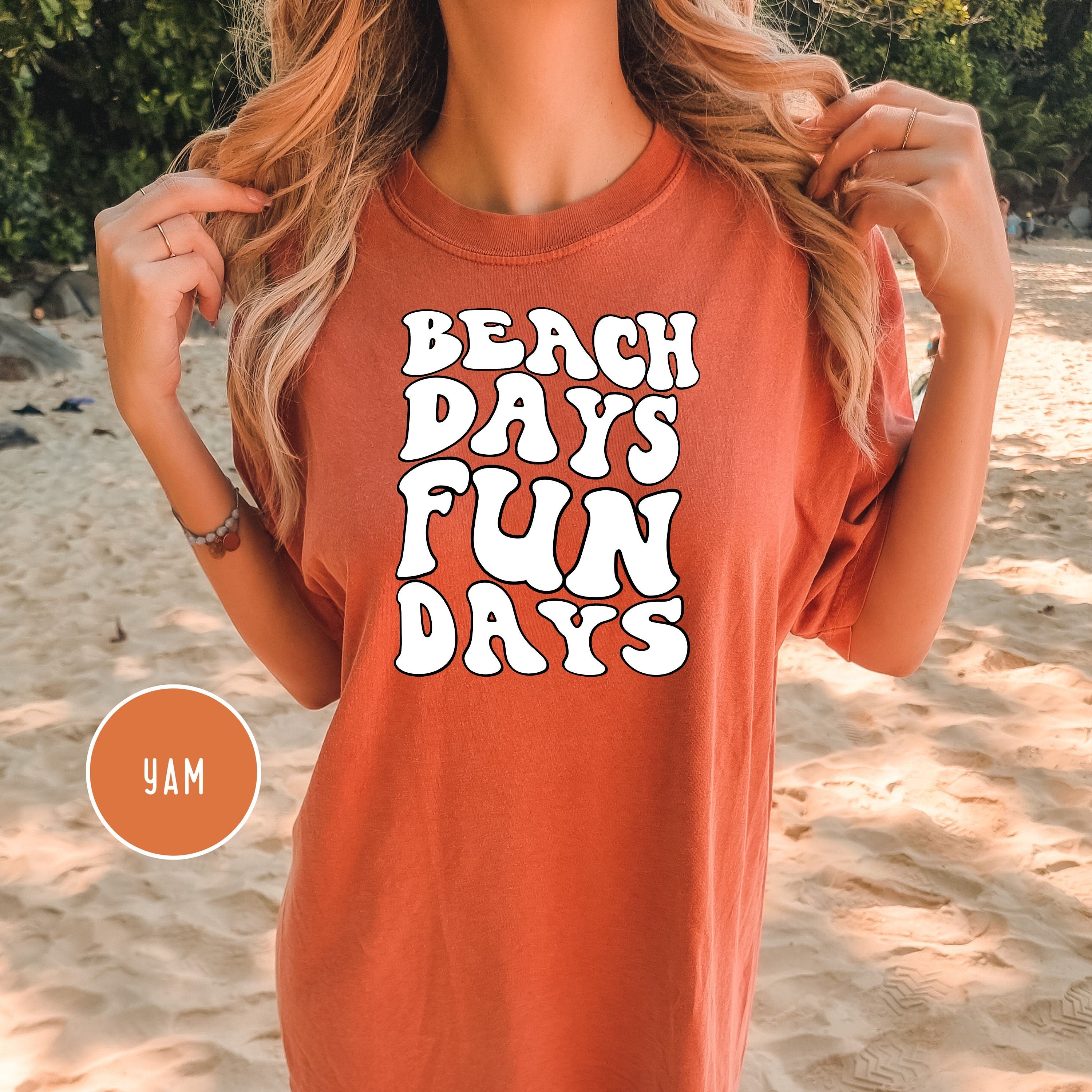 Beach Days Fun Days Beach Vacation Gift Tee