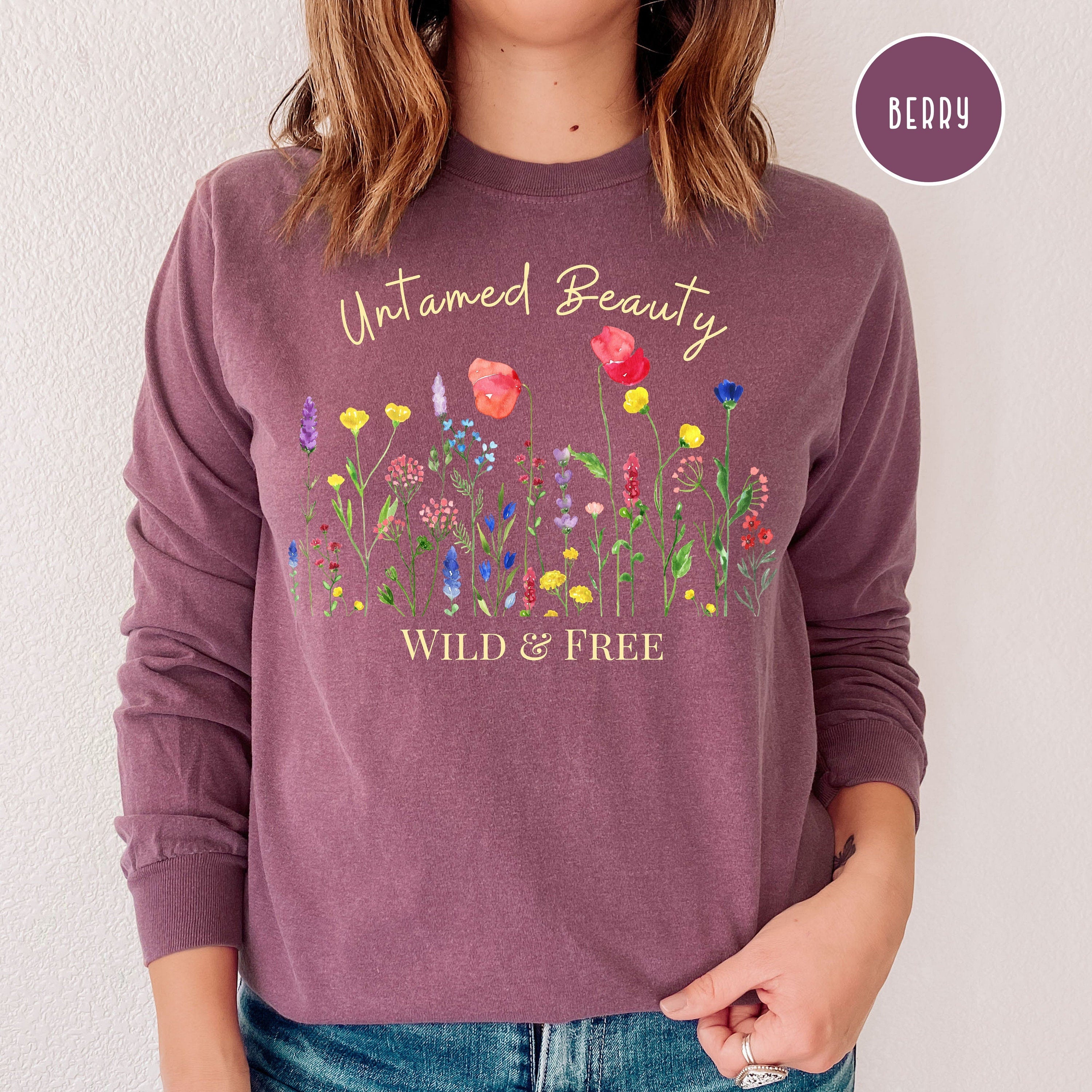 Wildflowers Comfort Colors® Long Sleeve Tee