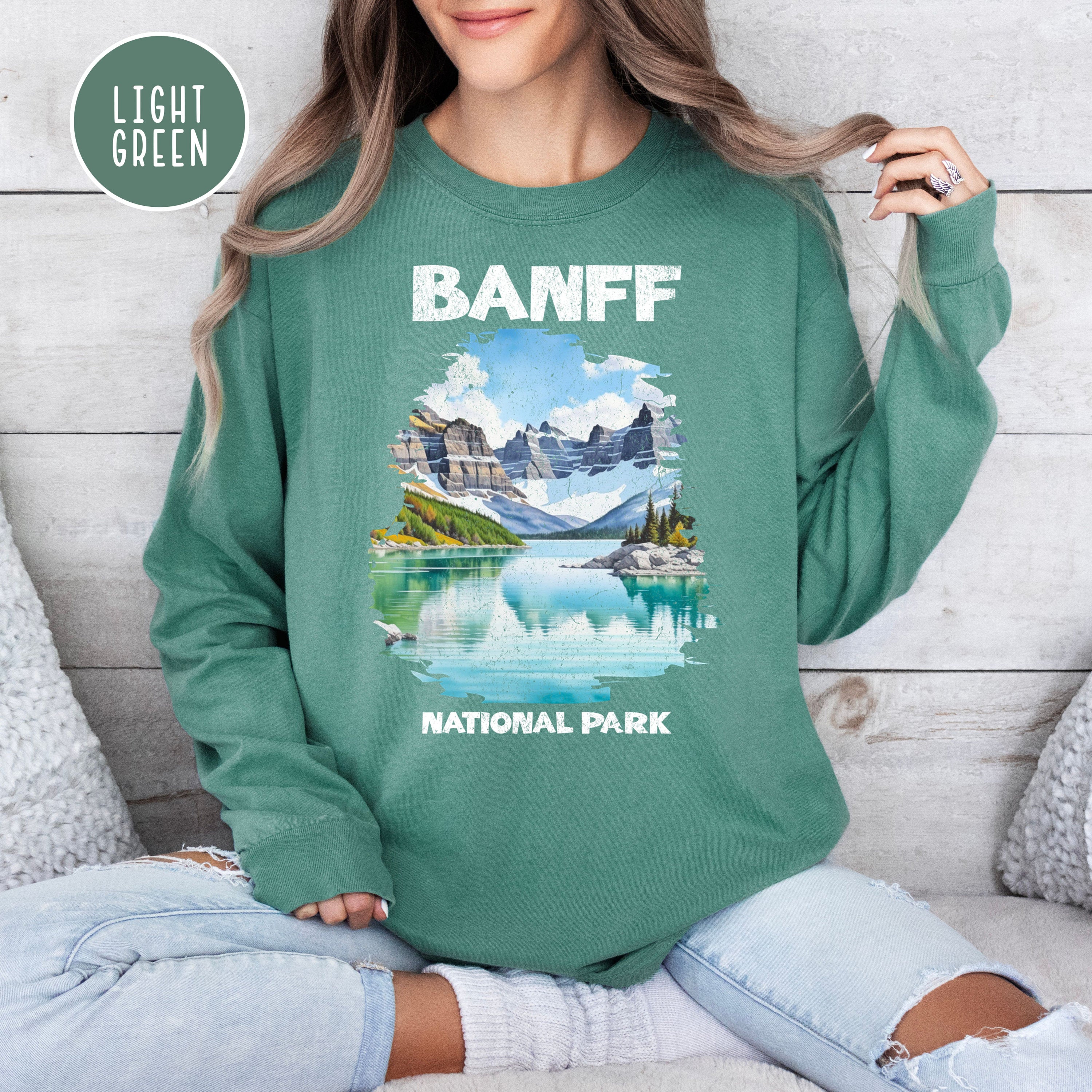 Banff National Park Comfort Colors® Long Sleeve Tee,