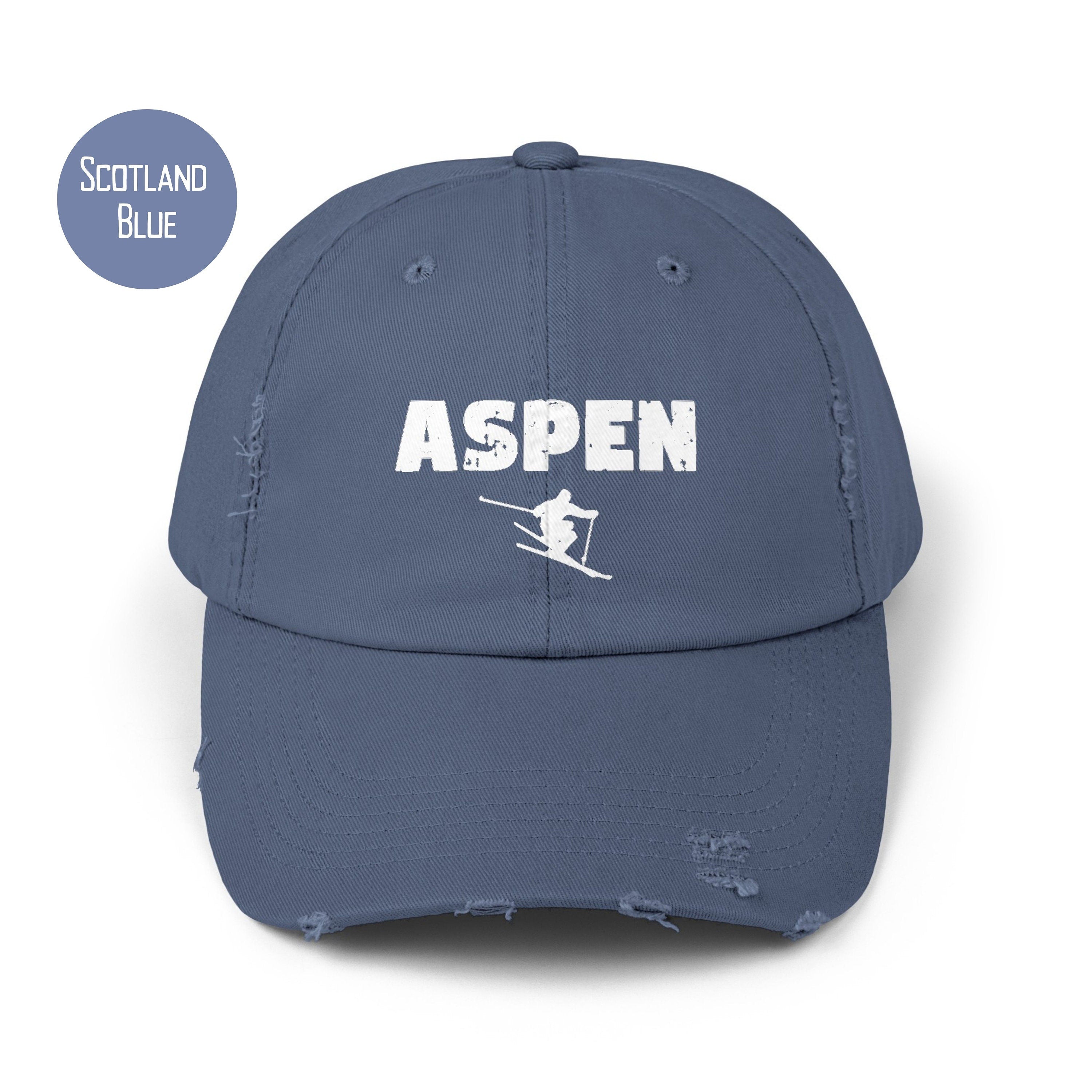 Aspen Colorado Grunge Baseball Cap