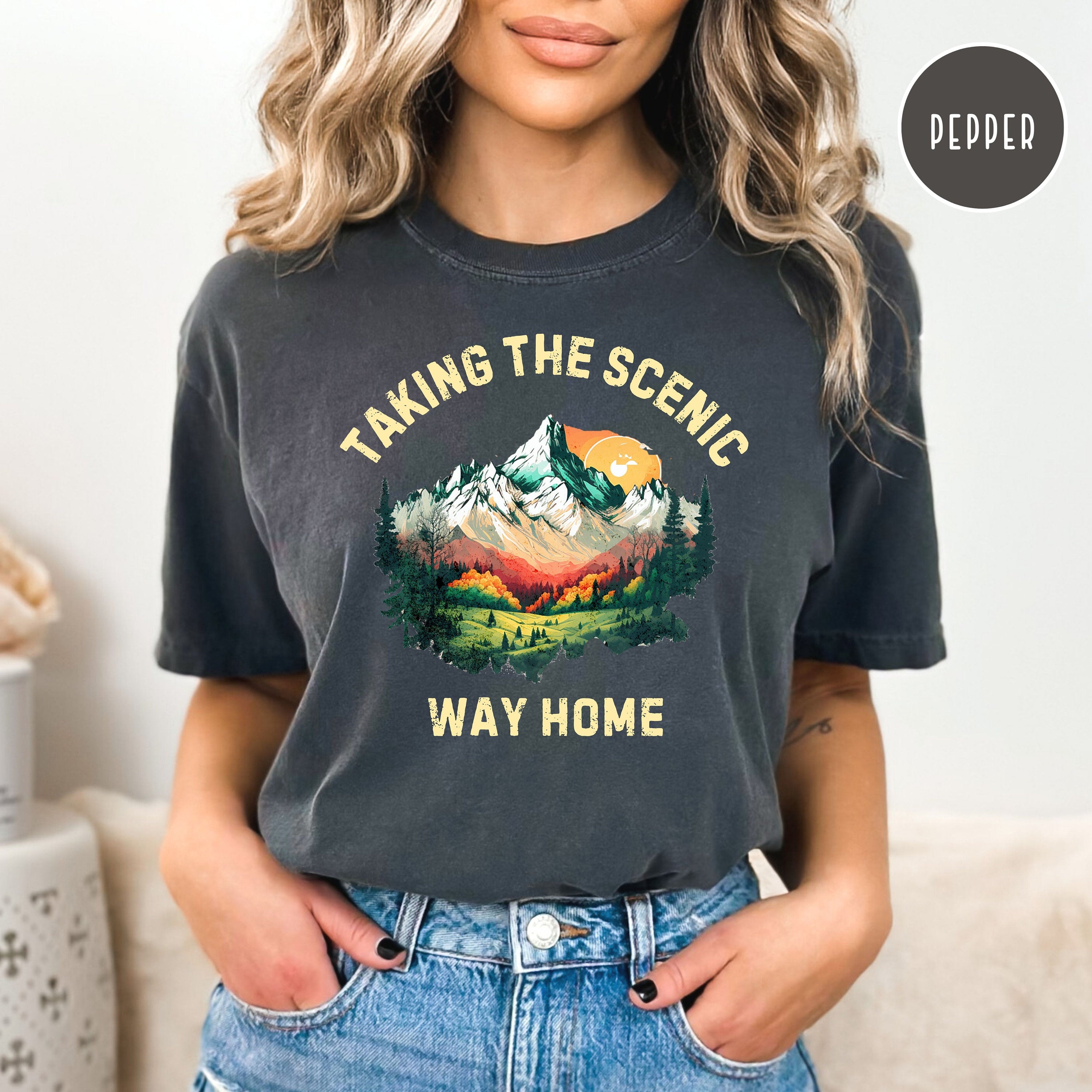 Take the Scenic Way Home Comfort Colors® Tee