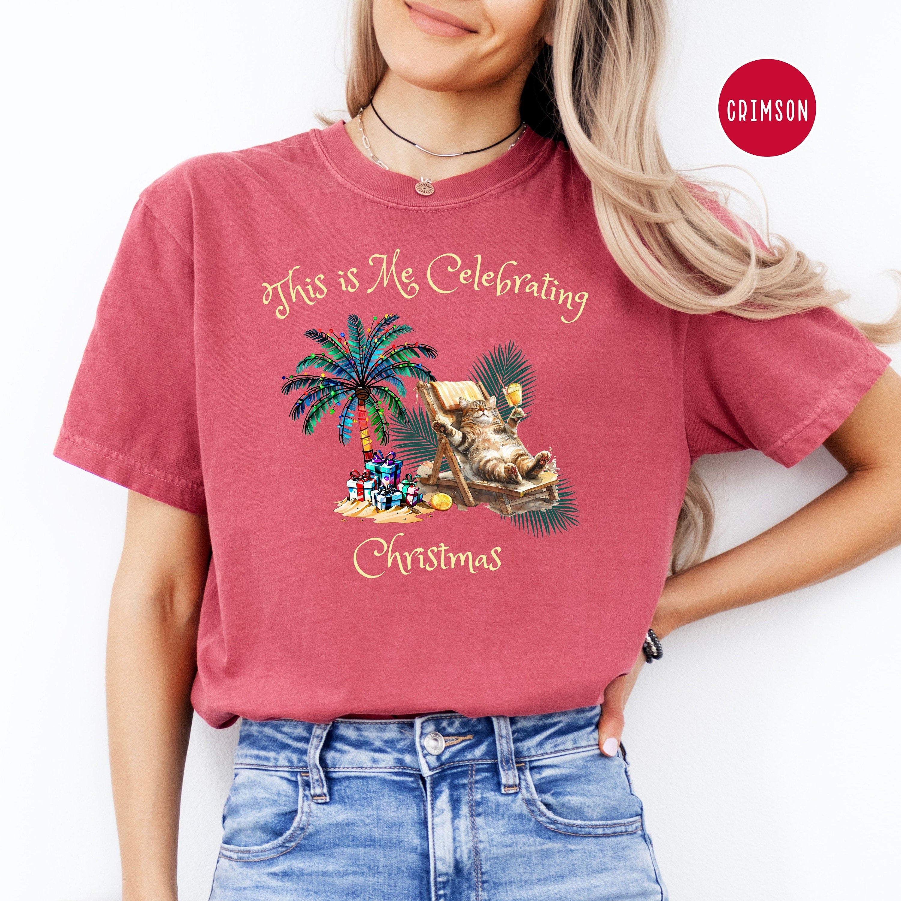 Island Christmas Vacation Comfort Colors® Christmas Gift Tee