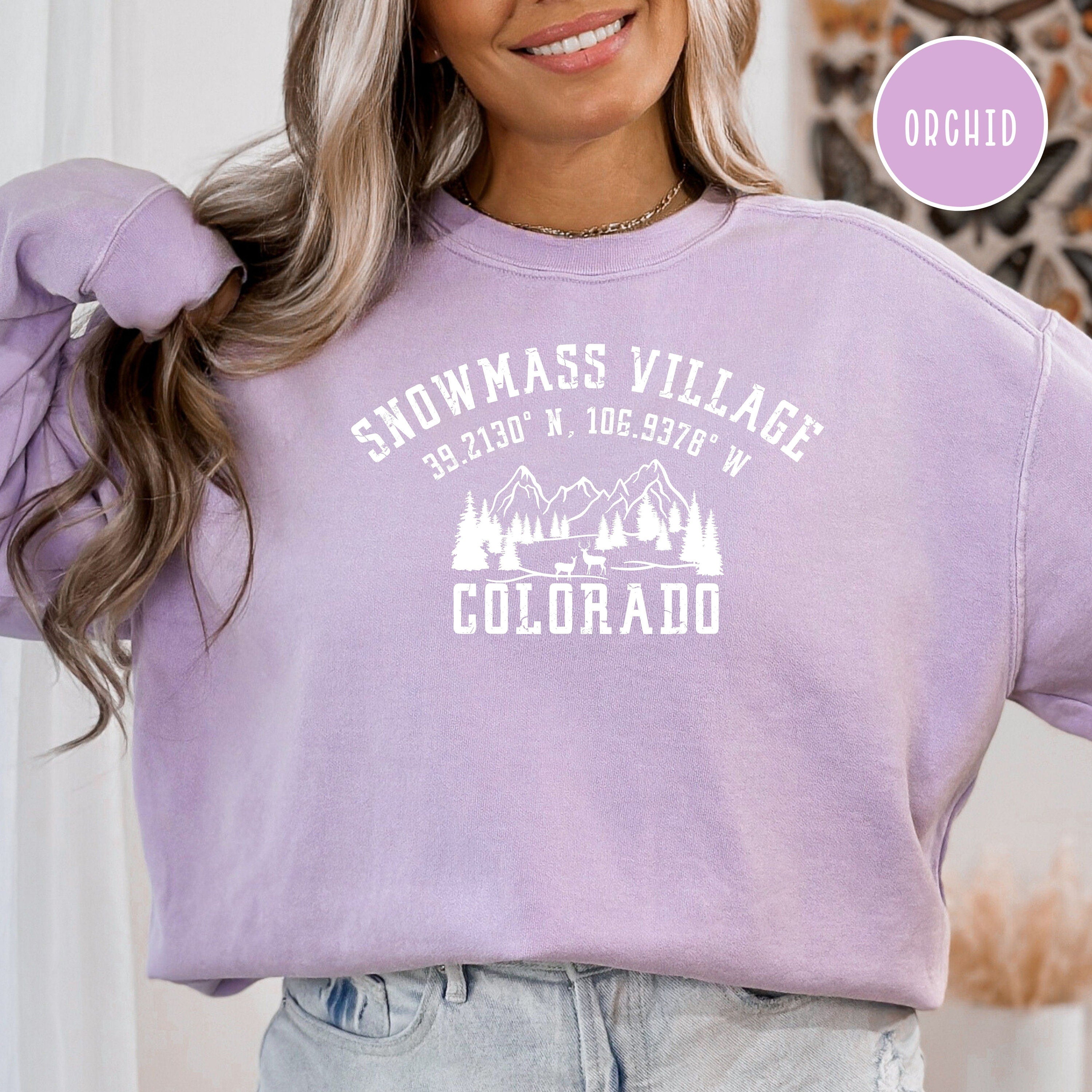Snowmass Village Colorado Comfort Colors® Sweatshirt