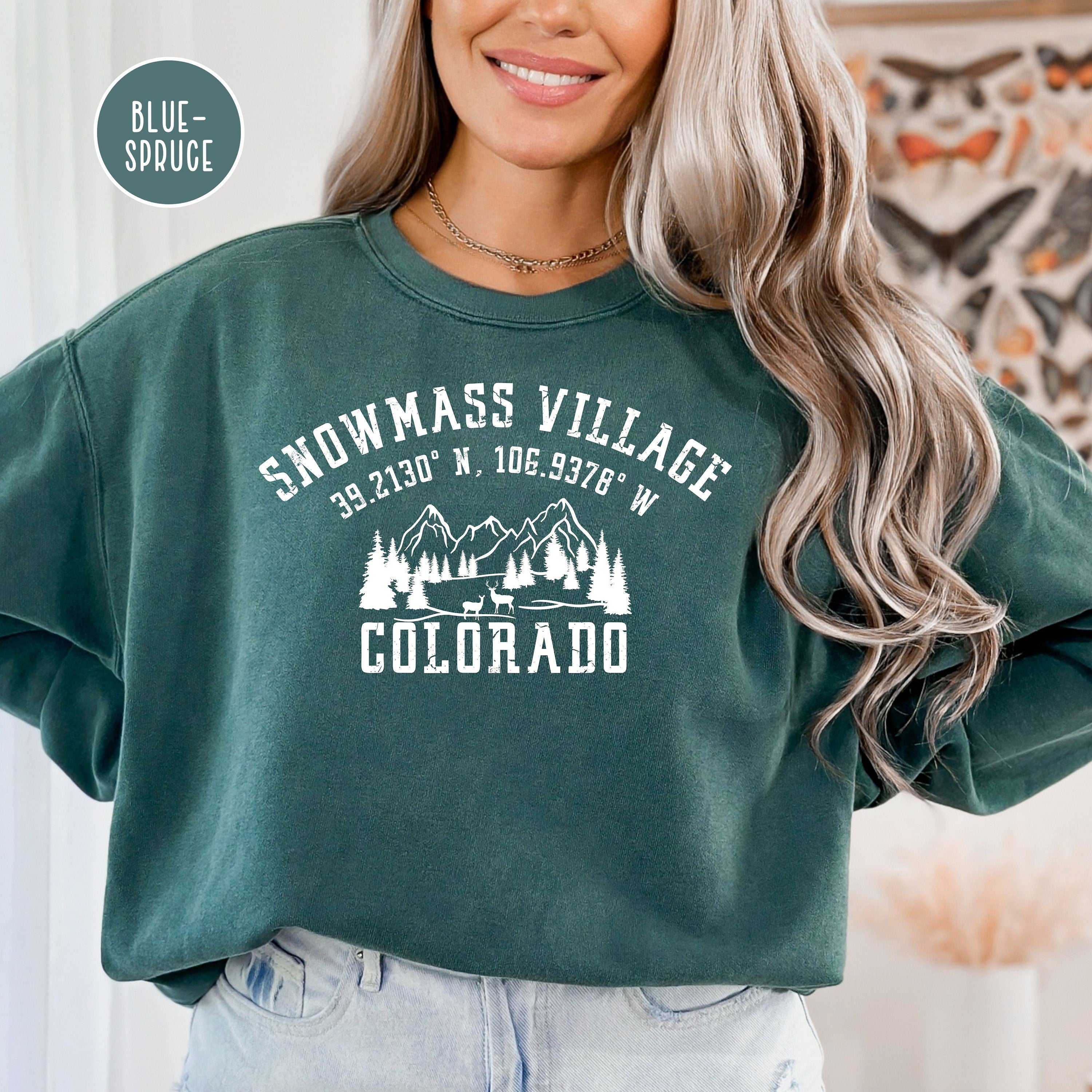 Snowmass Village Colorado Comfort Colors® Sweatshirt