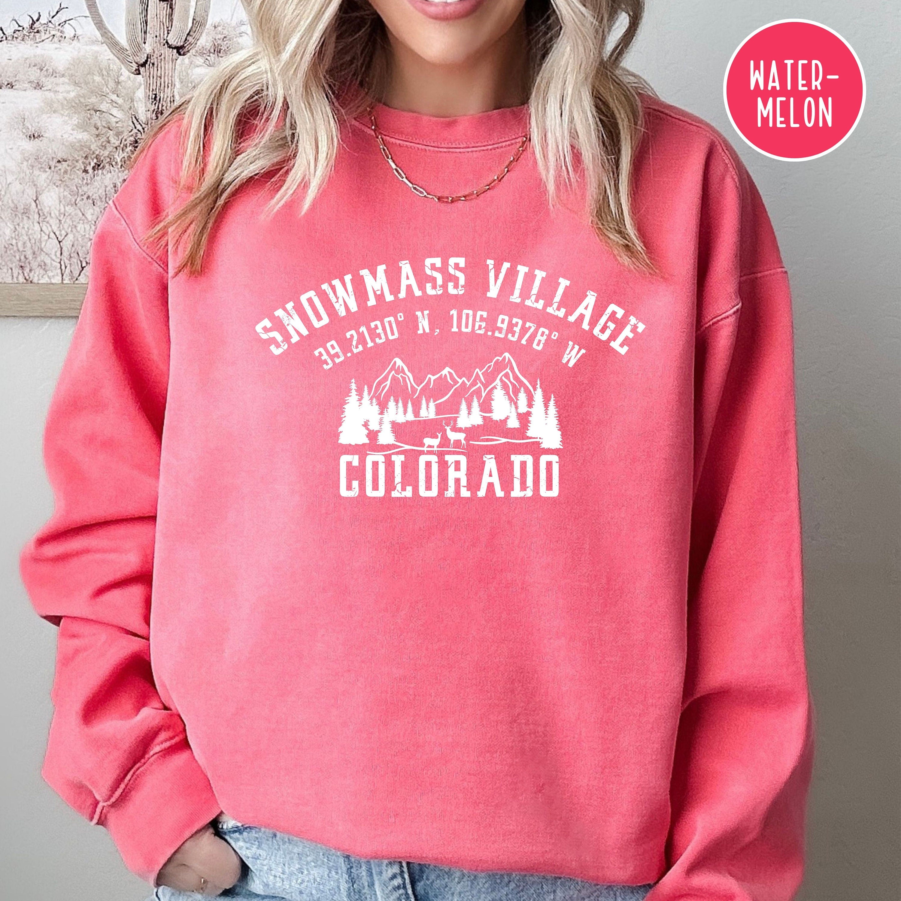 Snowmass Village Colorado Comfort Colors® Sweatshirt