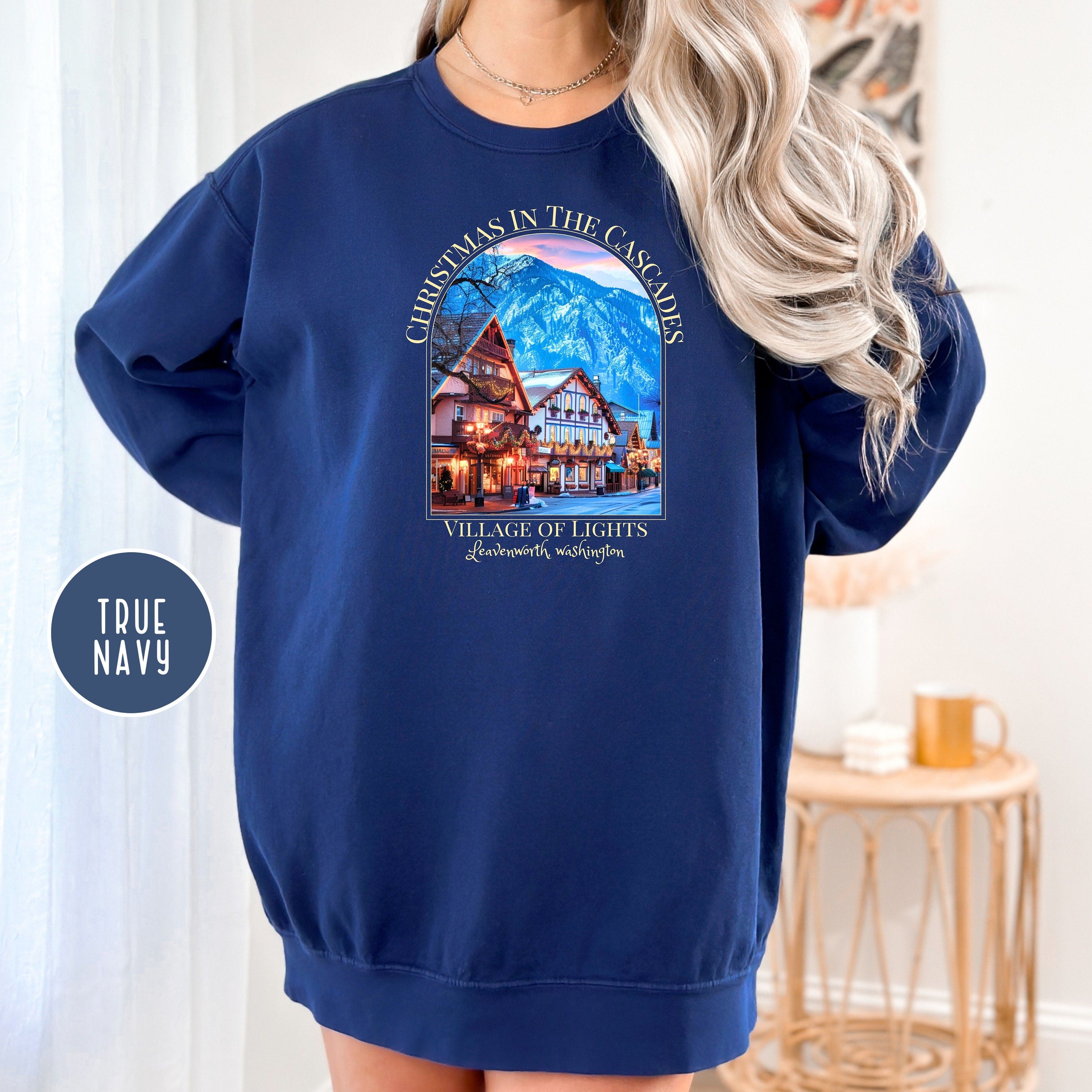 Christmas in the Cascades Village of Lights Comfort Colors® Sweatshirt