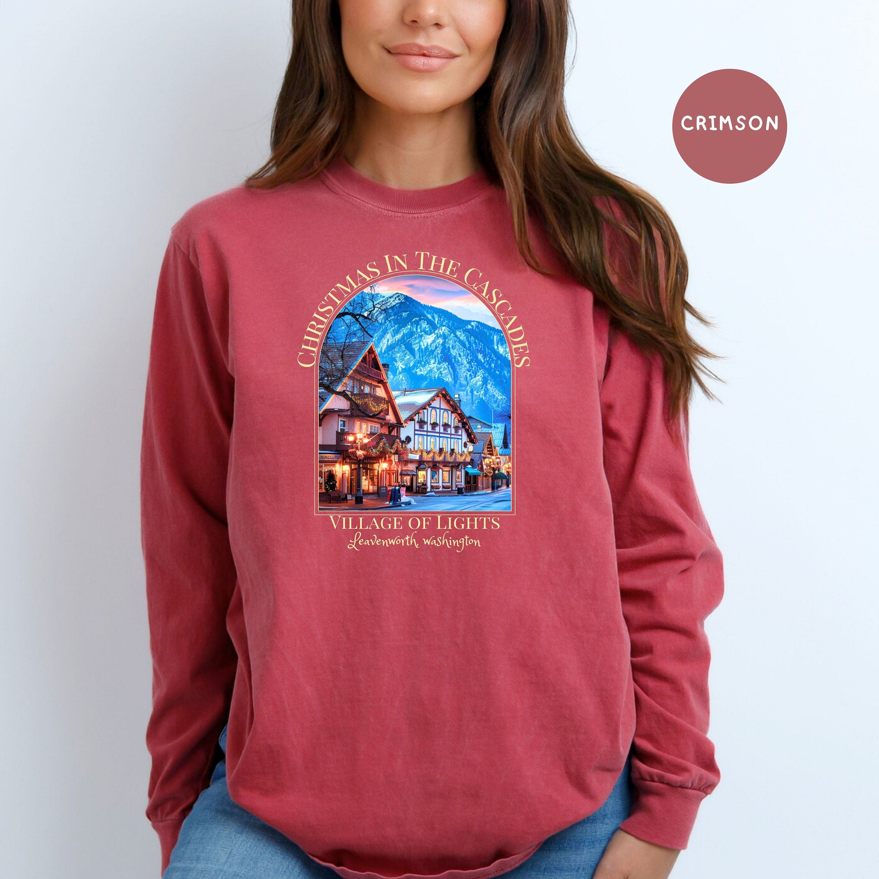 Christmas in The Cascades Village of Lights Comfort Colors® Long Sleeve Tee