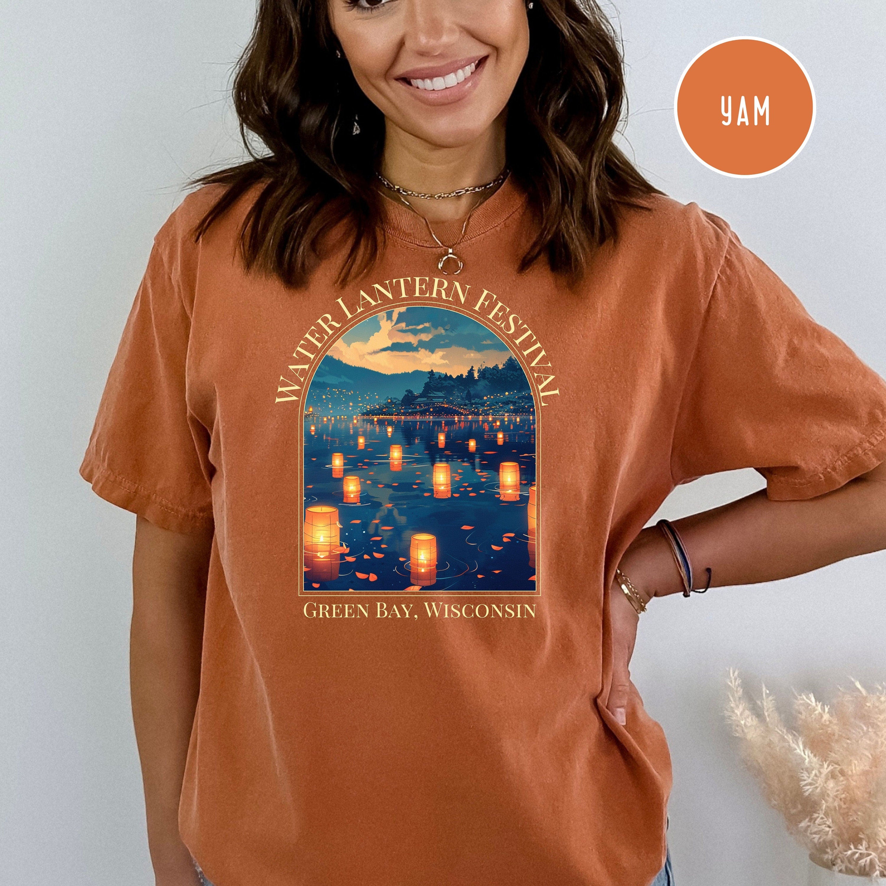 Green Bay Wisconsin Water Lantern Festival Comfort Colors® Tee