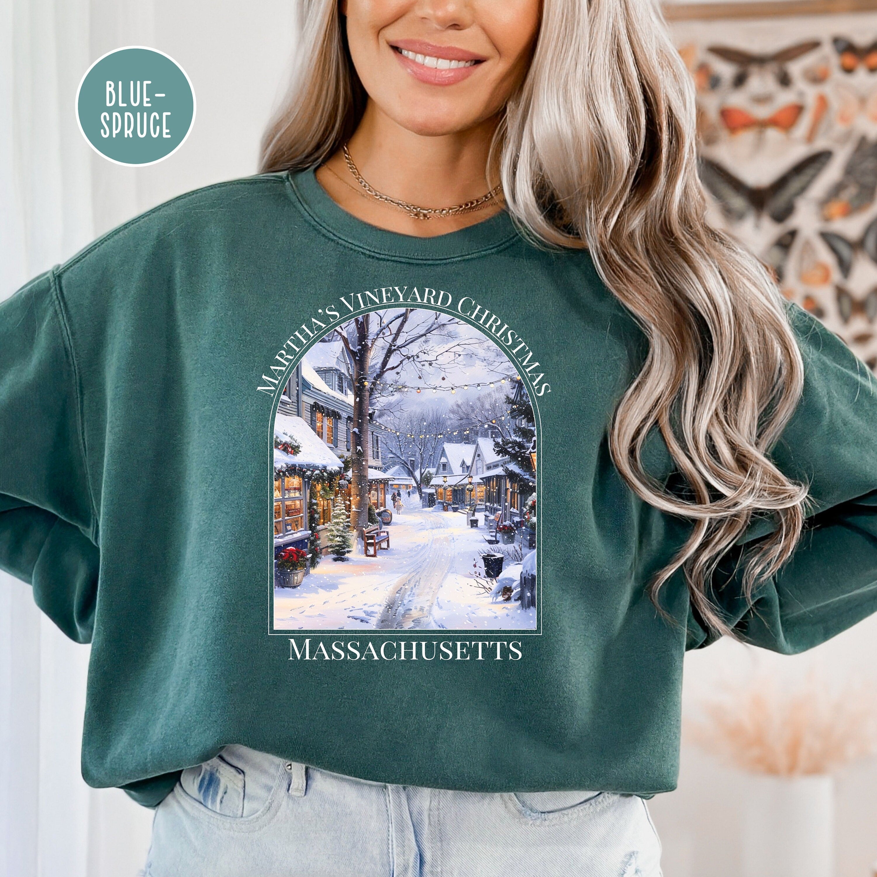 Christmas In Martha's Vineyard Comfort Colors® Sweatshirt
