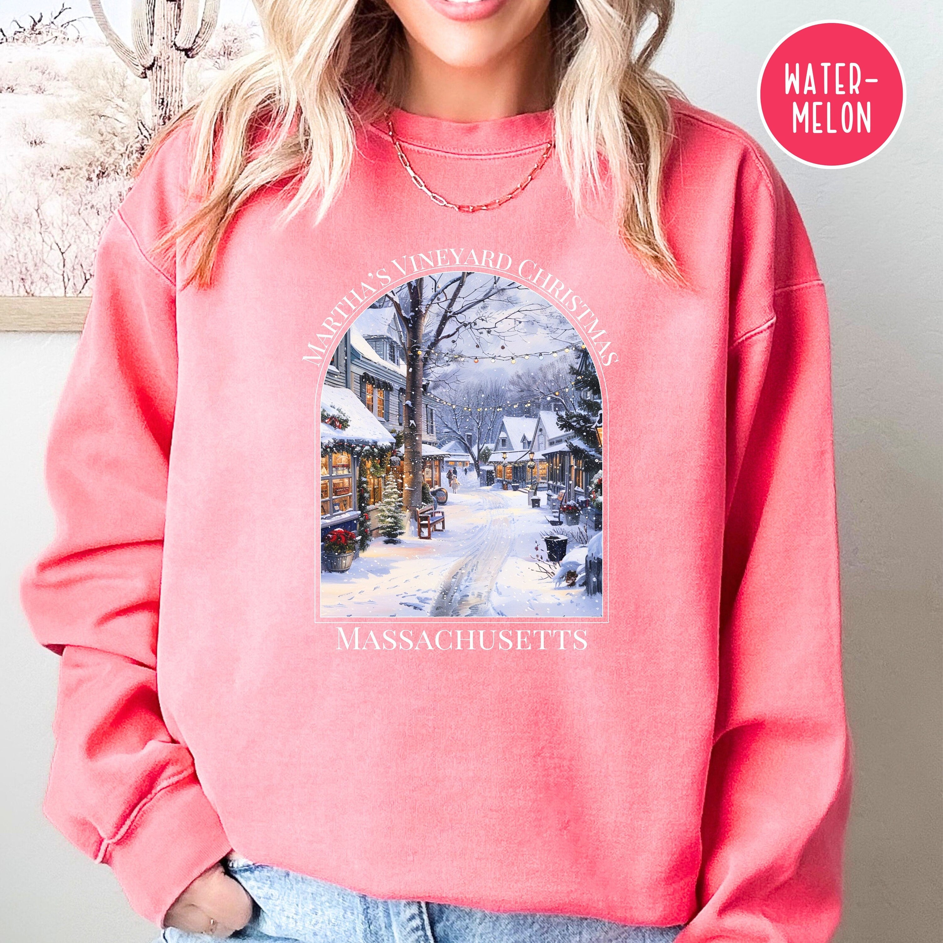 Christmas In Martha's Vineyard Comfort Colors® Sweatshirt