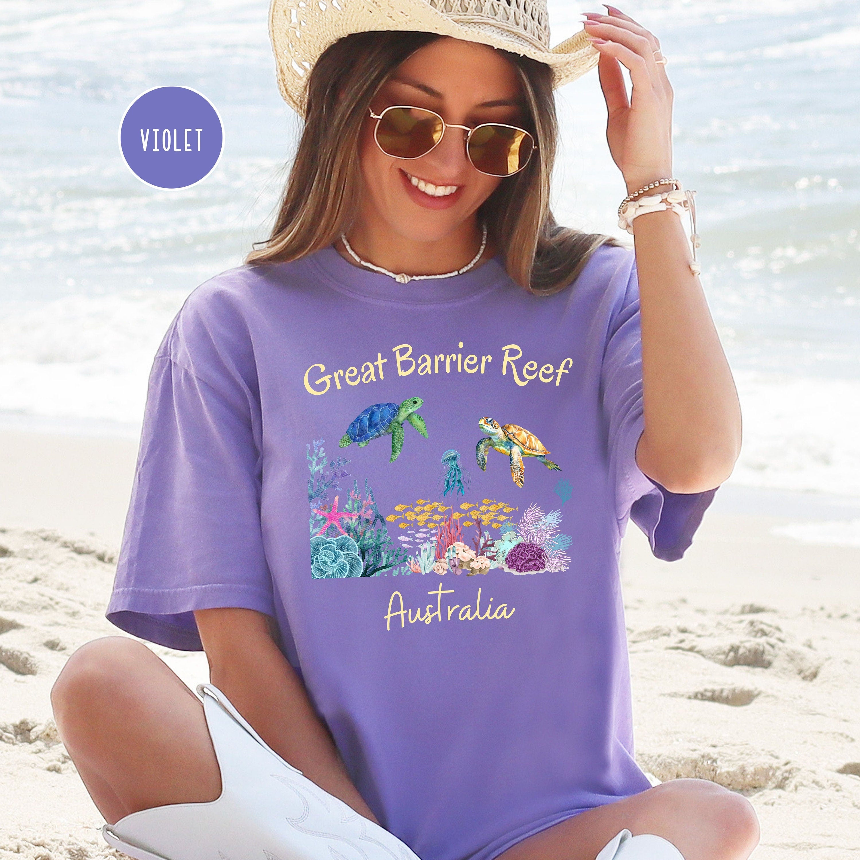 Great Barrier Coral Reef Australia Comfort Colors® Tee