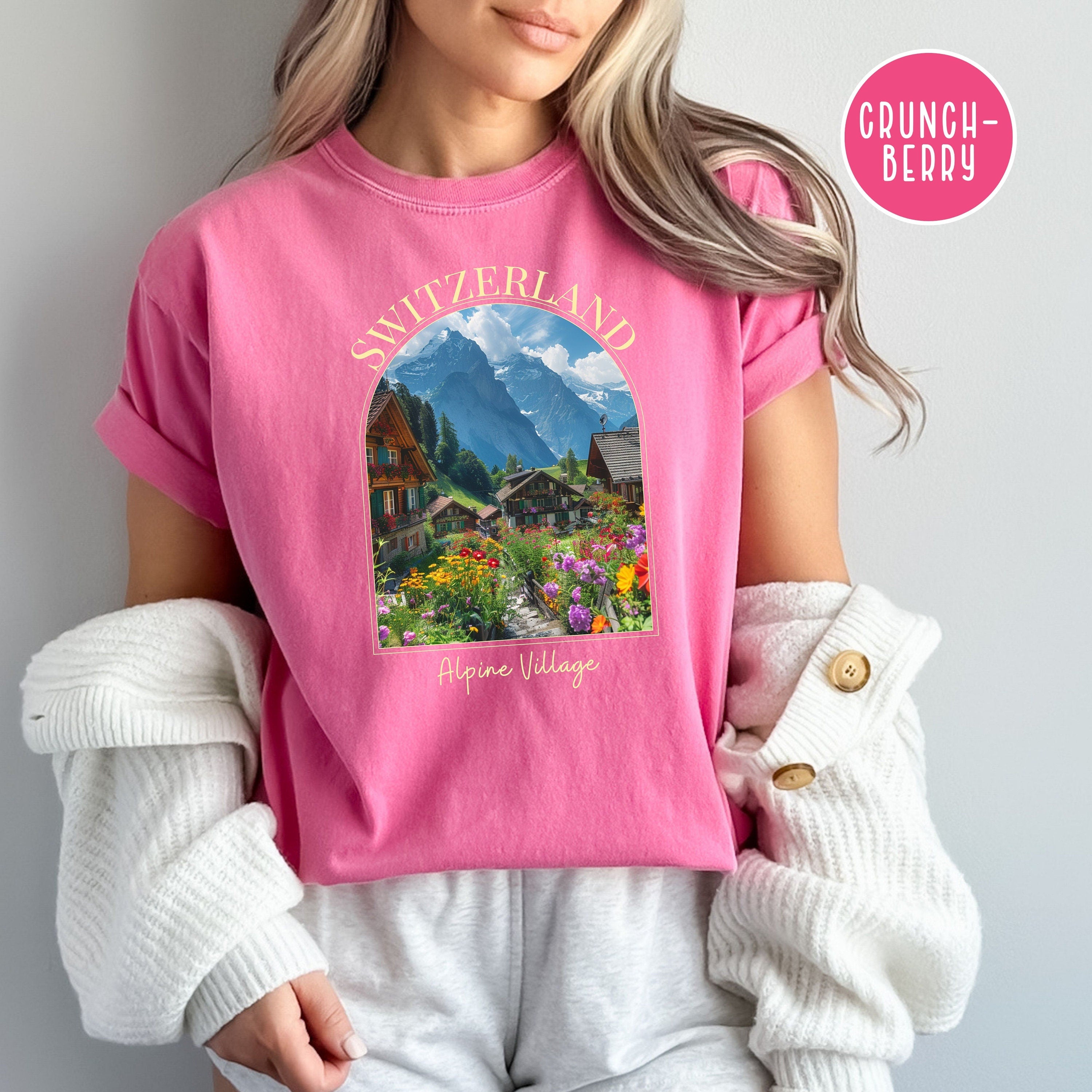 Switzerland Alpine Village Comfort Colors® Tee