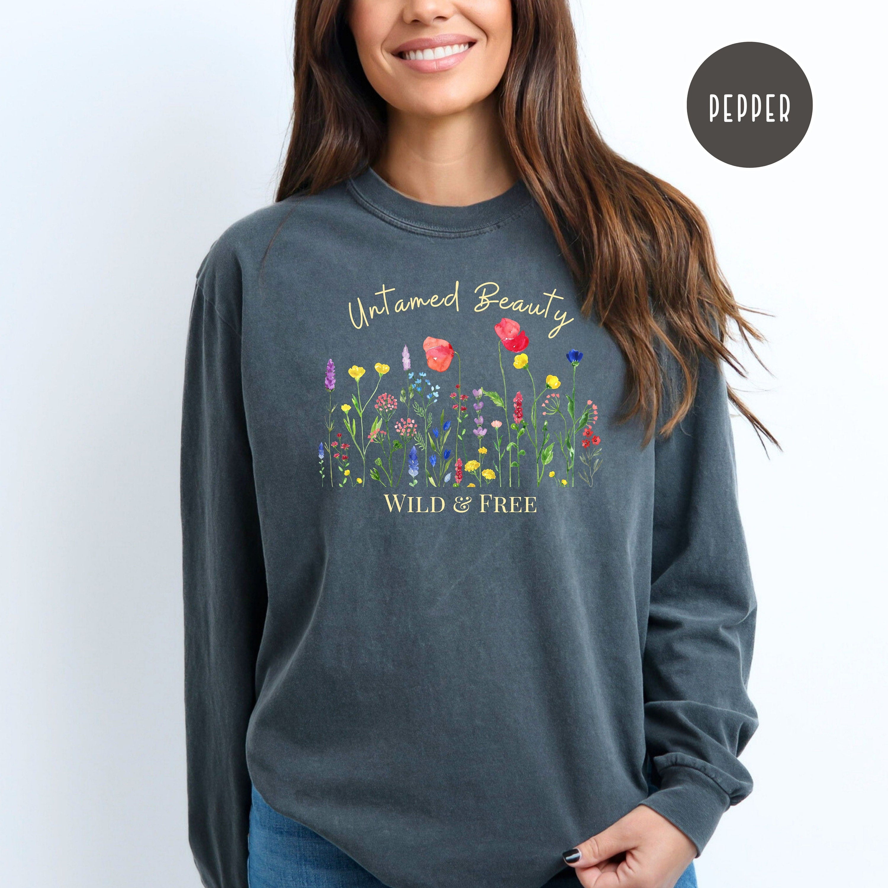 Wildflowers Comfort Colors® Long Sleeve Tee