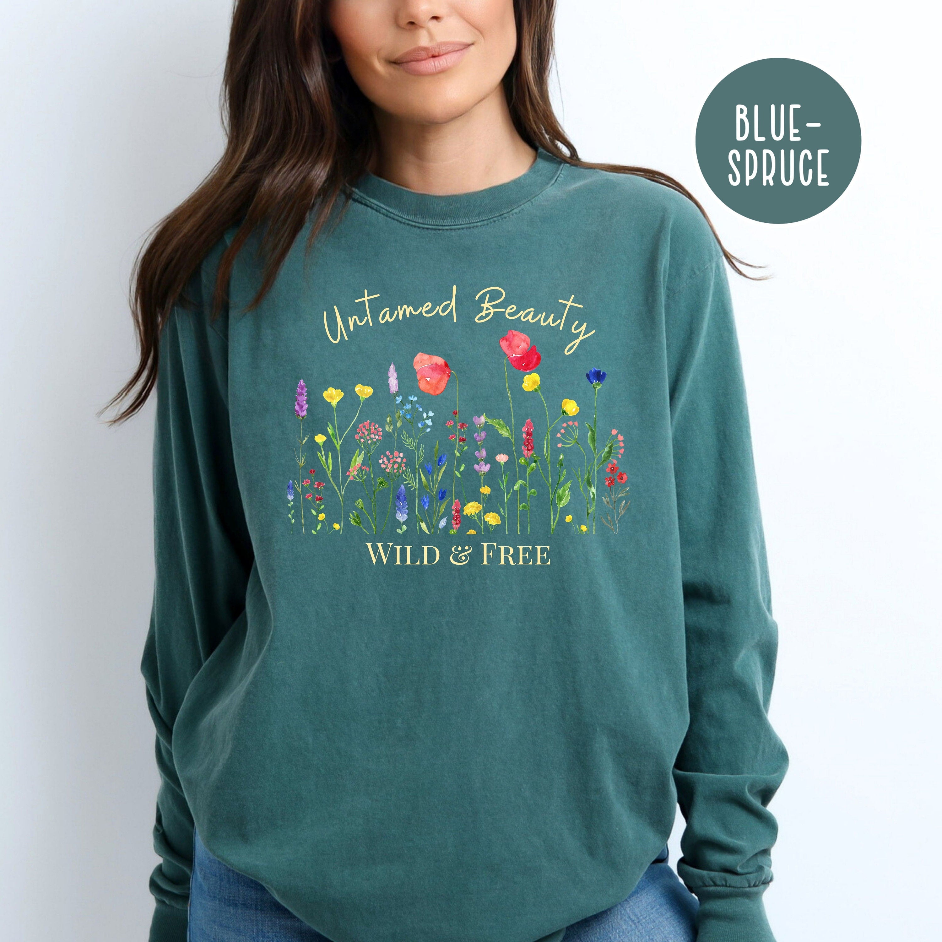 Wildflowers Comfort Colors® Long Sleeve Tee