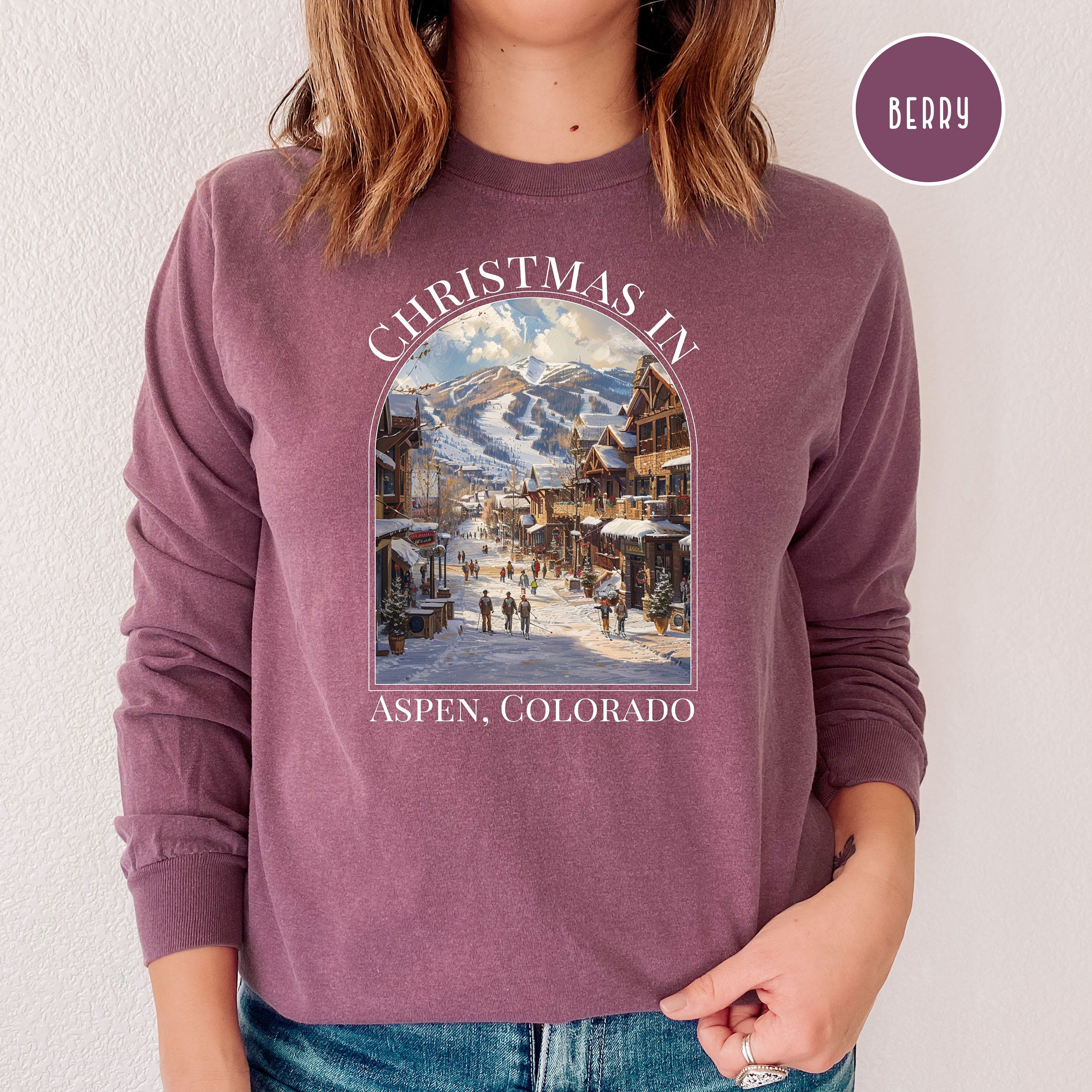 Aspen Colorado Comfort Colors® Long Sleeve Tee