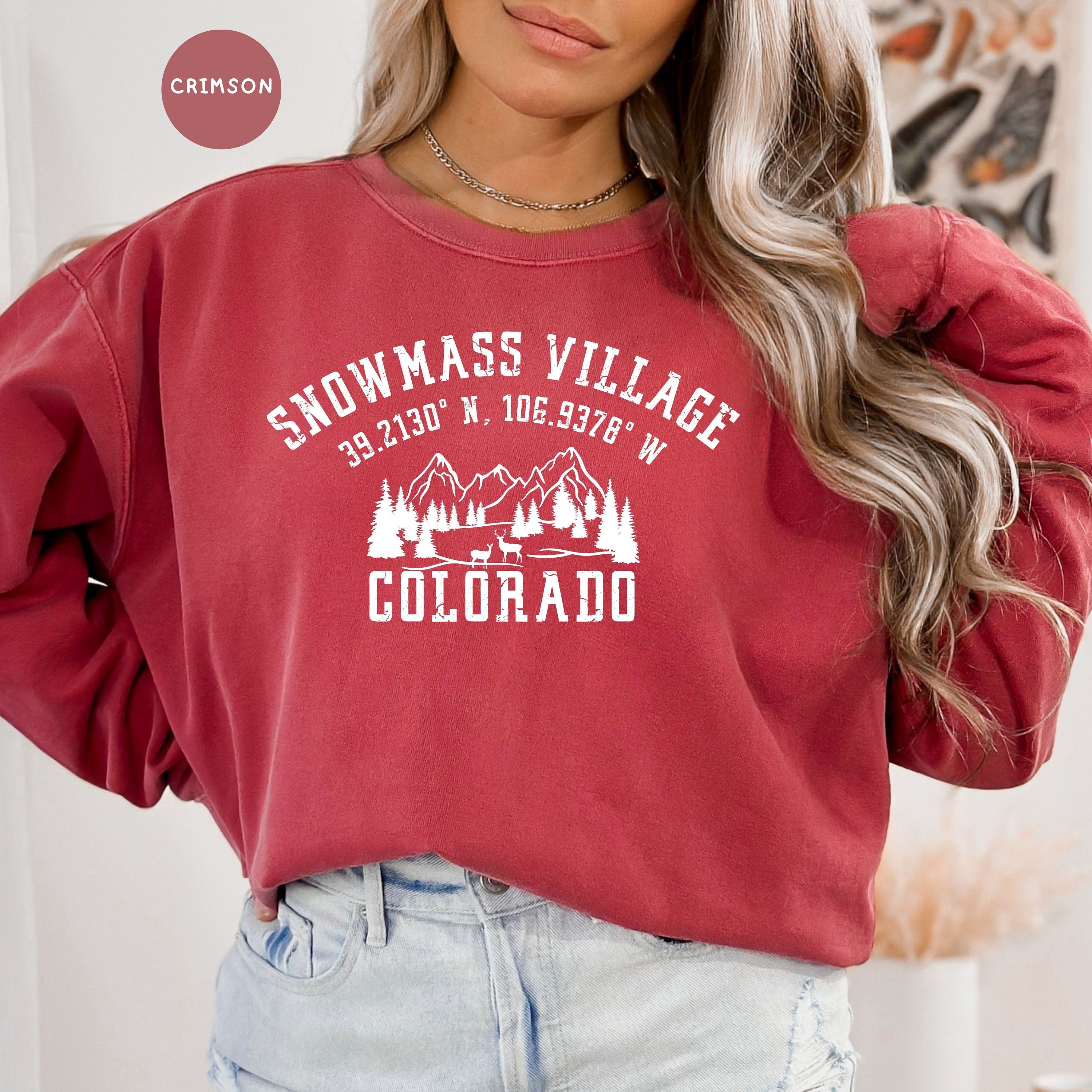 Snowmass Village Colorado Comfort Colors® Sweatshirt
