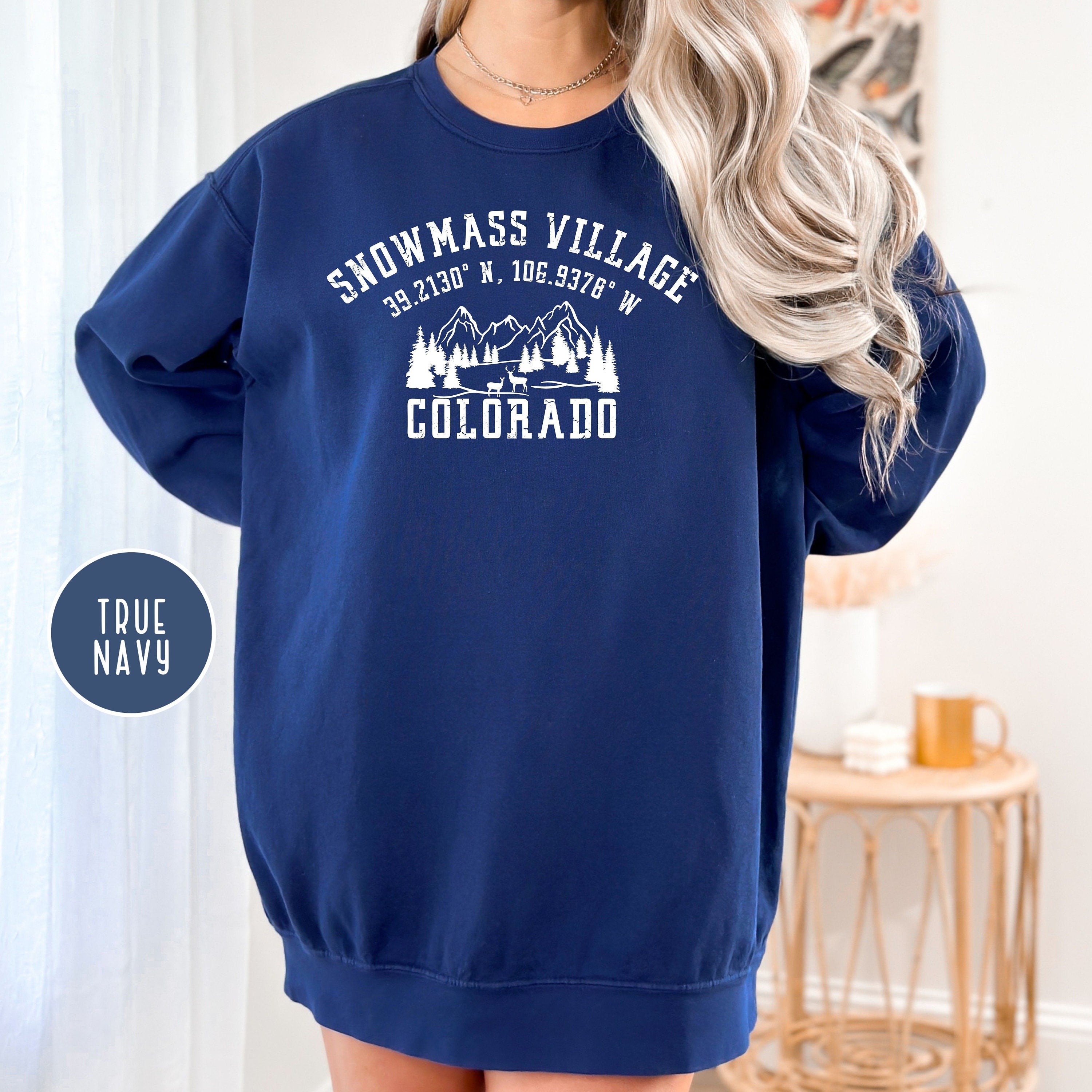 Snowmass Village Colorado Comfort Colors® Sweatshirt