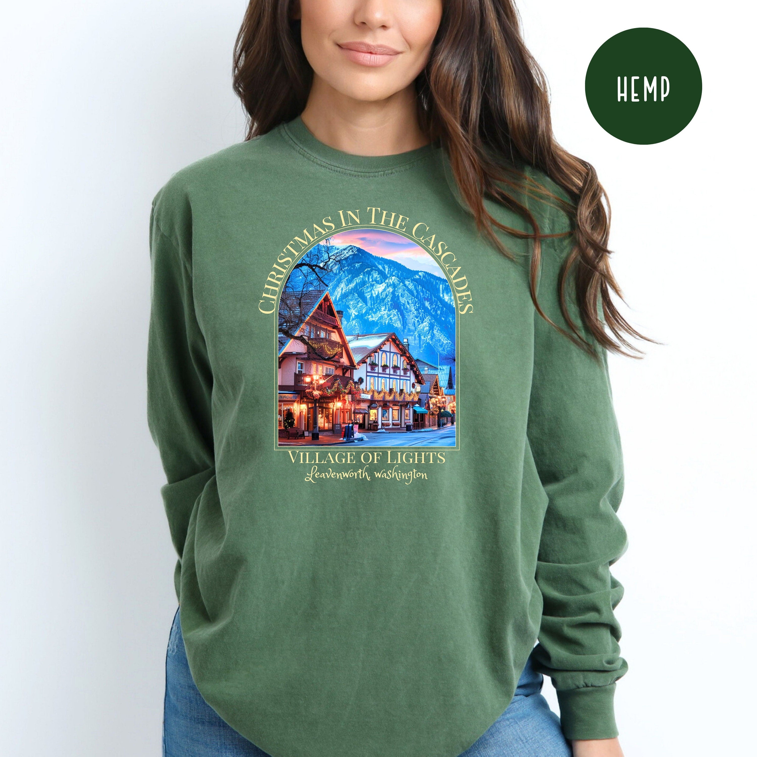 Christmas in The Cascades Village of Lights Comfort Colors® Long Sleeve Tee