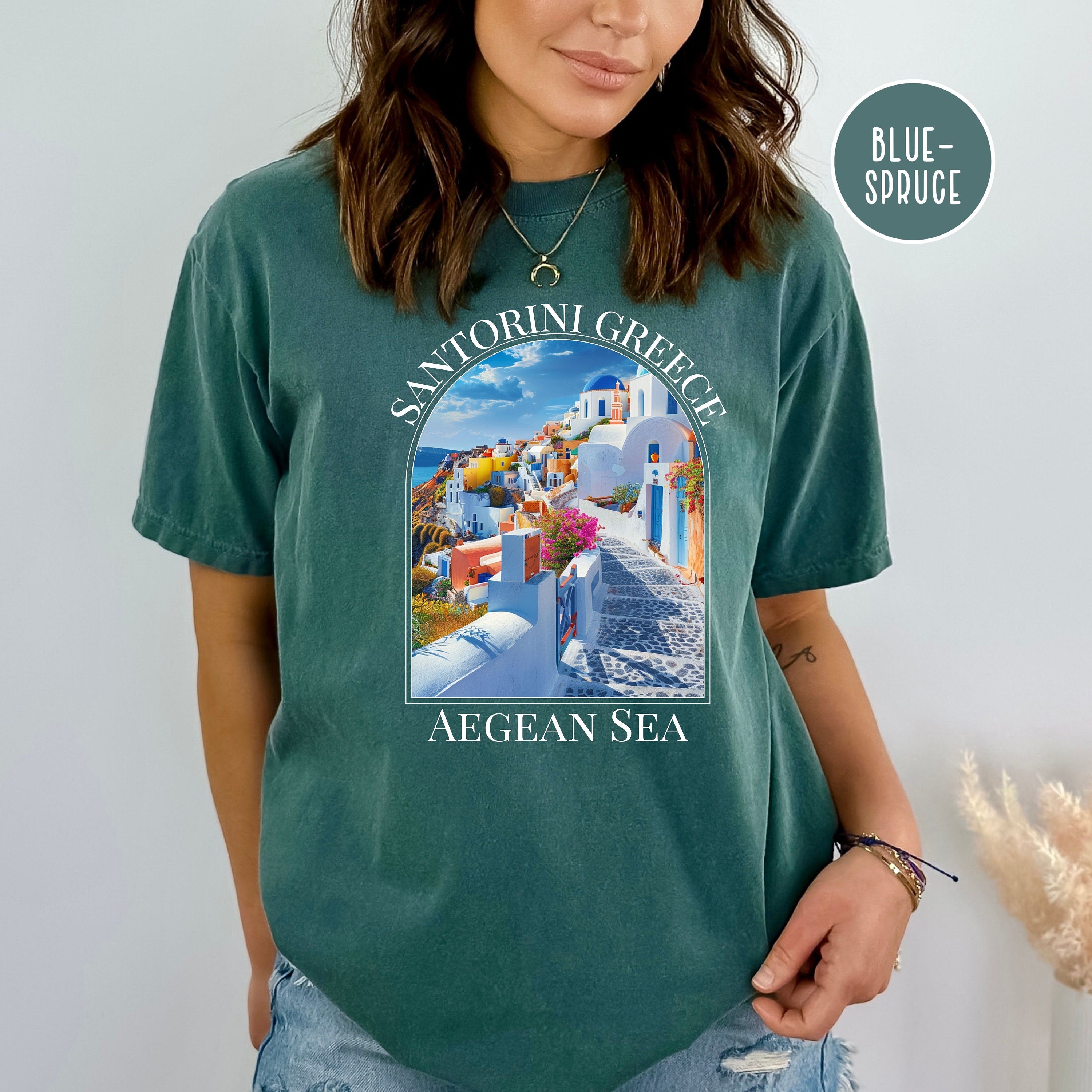 Santorini Greece Comfort Colors® Tee