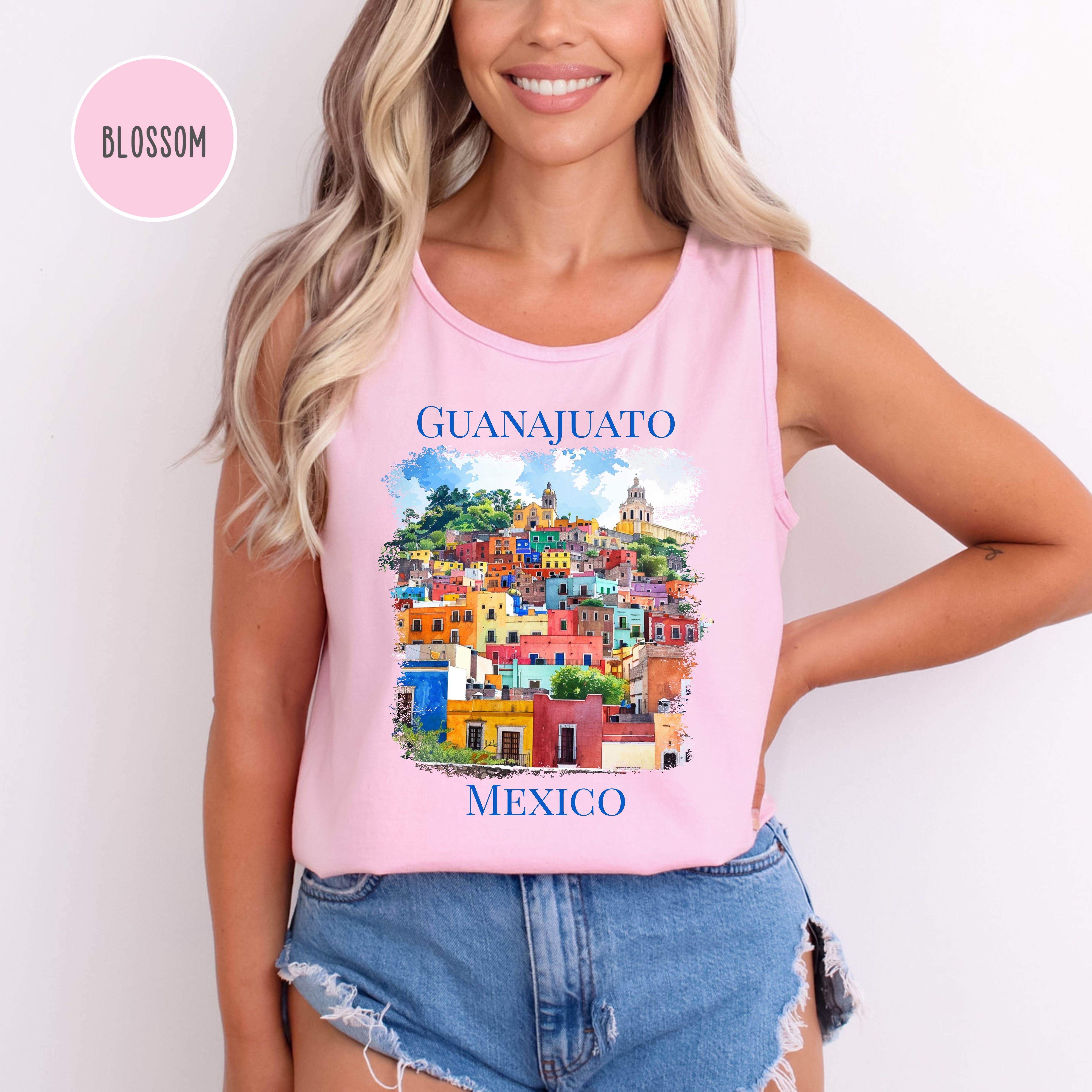 Guanajuato Mexico Comfort Colors Tank Top