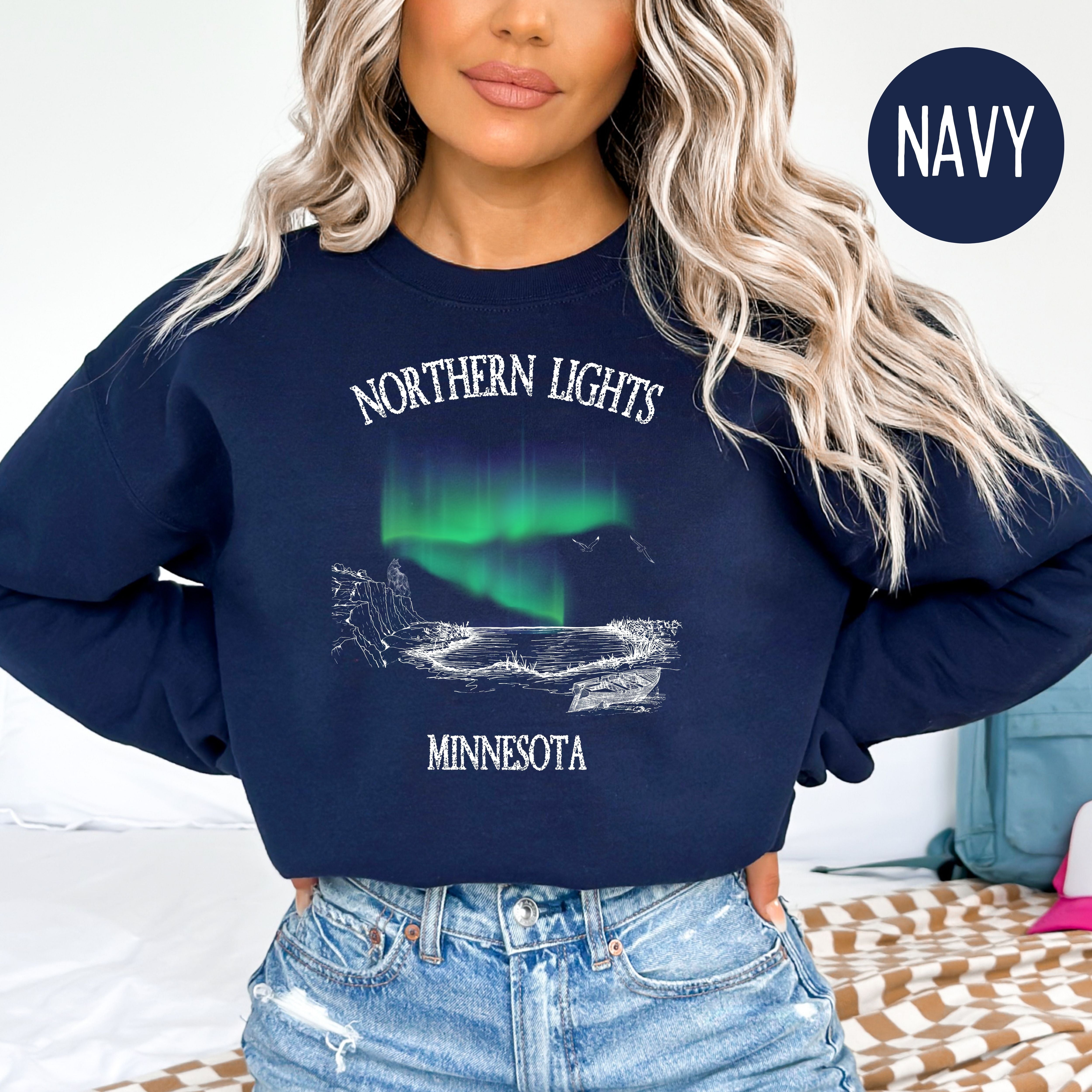 Northern Lights Over Minnesota Sweatshirt