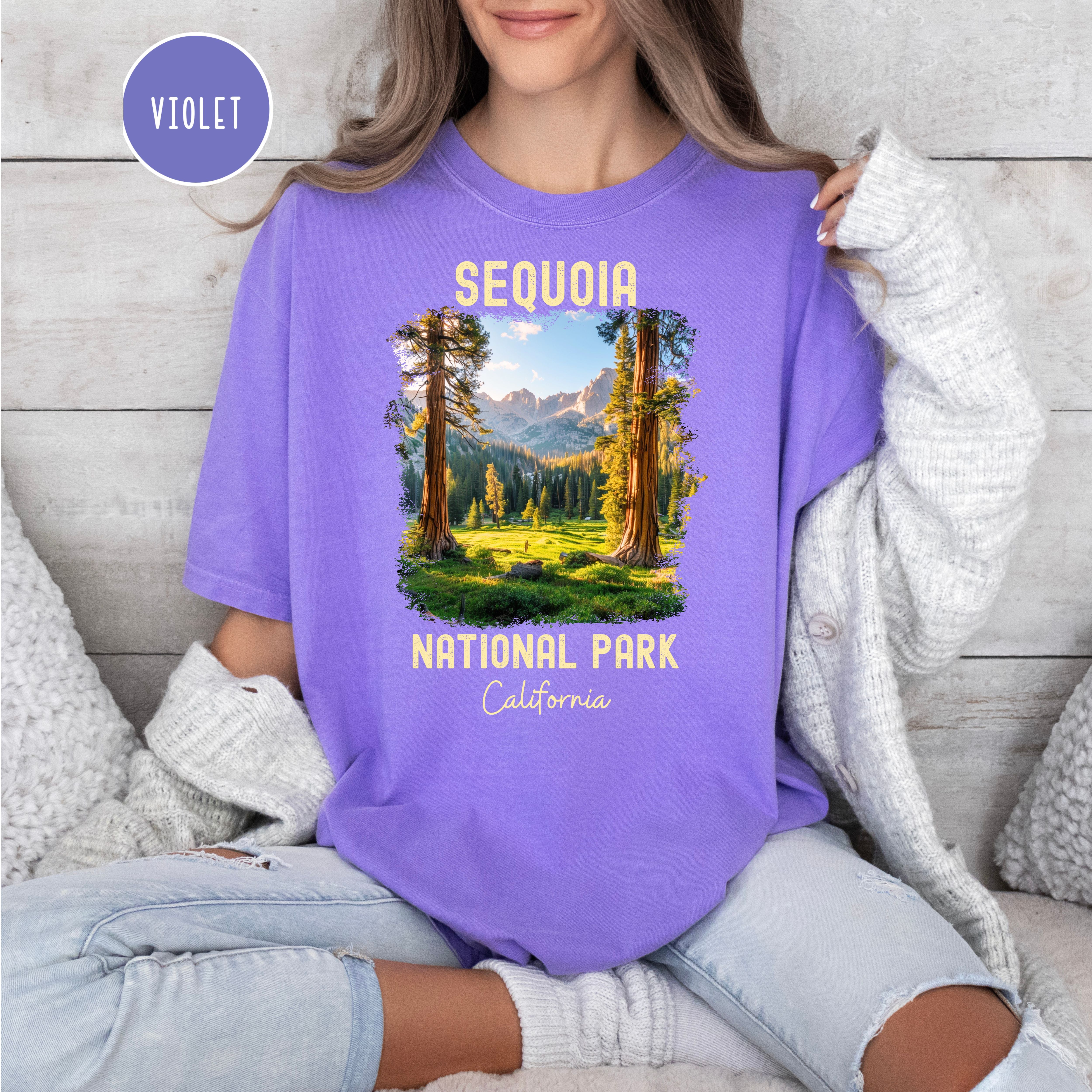 Sequoia National Park California Unisex Comfort Colors T-Shirt