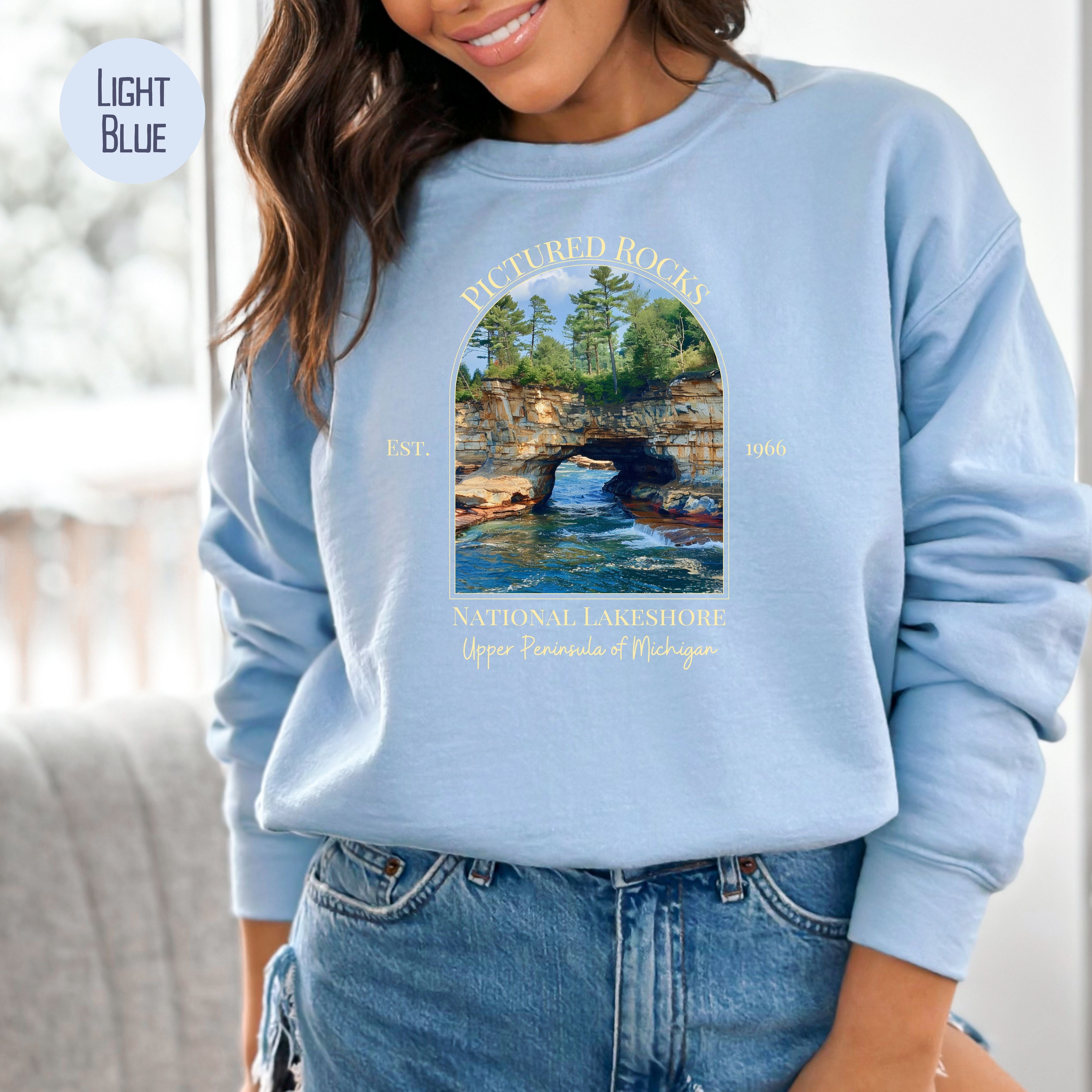 Pictured Rocks National Lakeshore UP of Michigan Sweatshirt