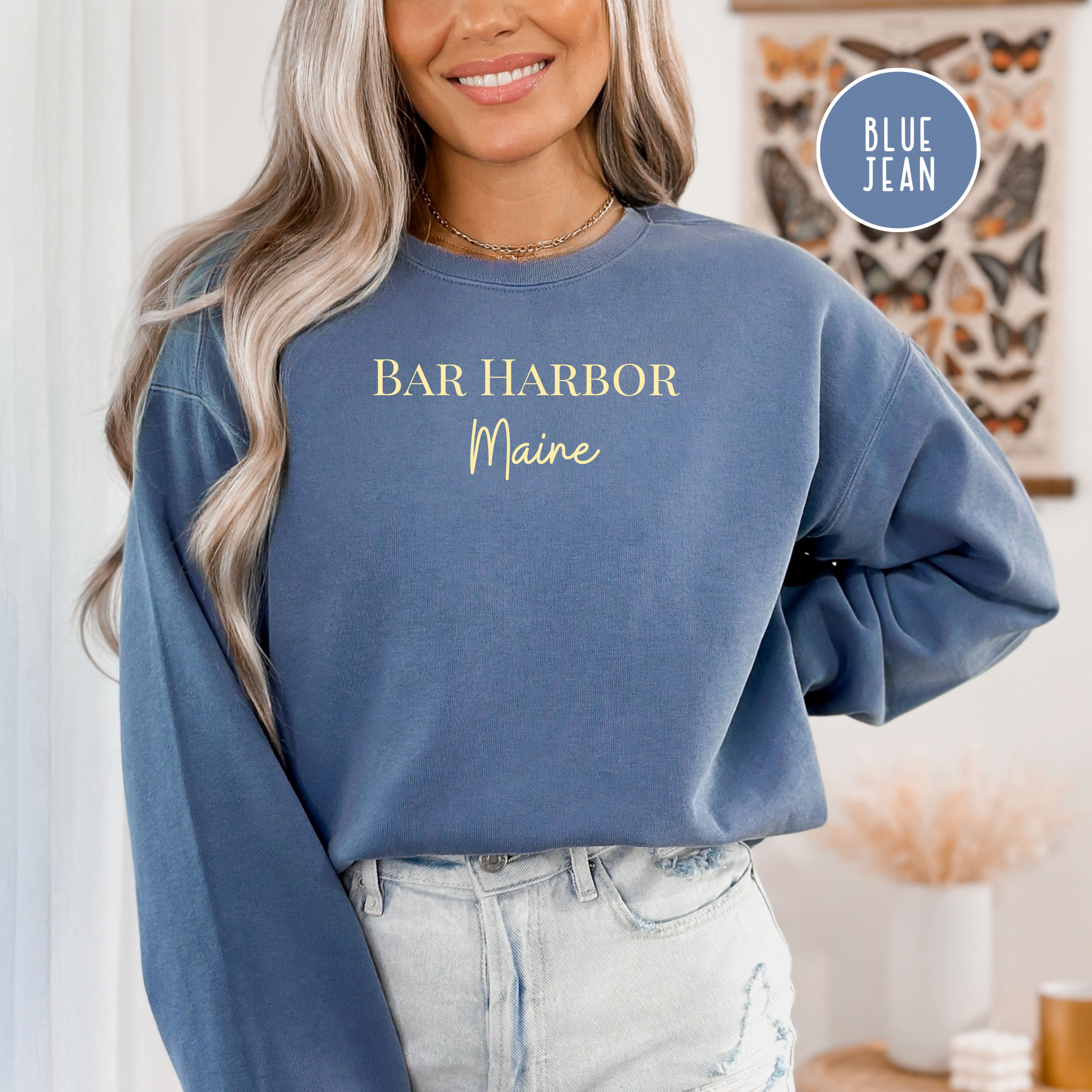 Bar Harbor Maine Comfort Colors® Sweatshirt