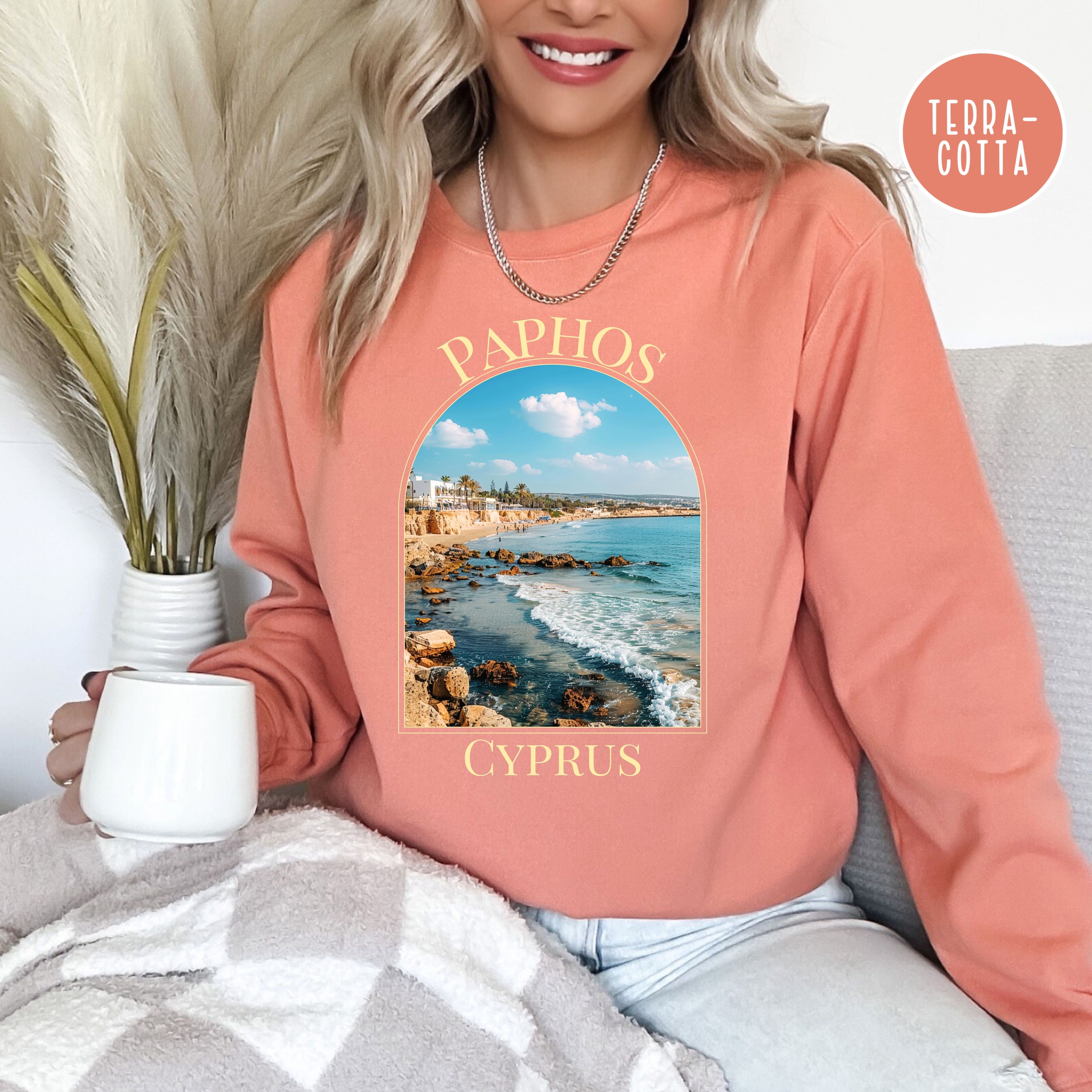 Paphos Cyprus Island Comfort Colors® Sweatshirt