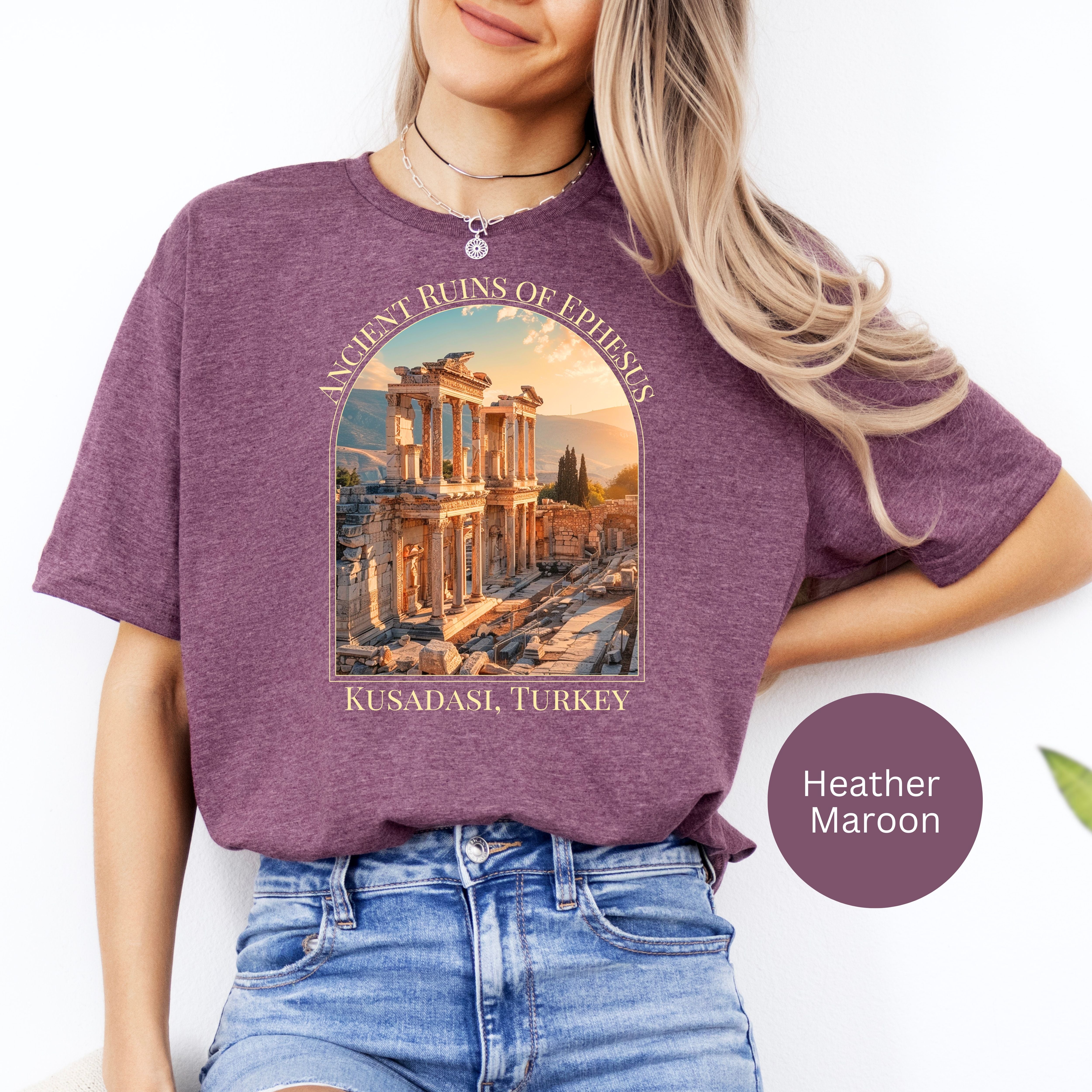 Kusadasi Turkey Ephesus Ancient City Soft-Style Unisex Tee