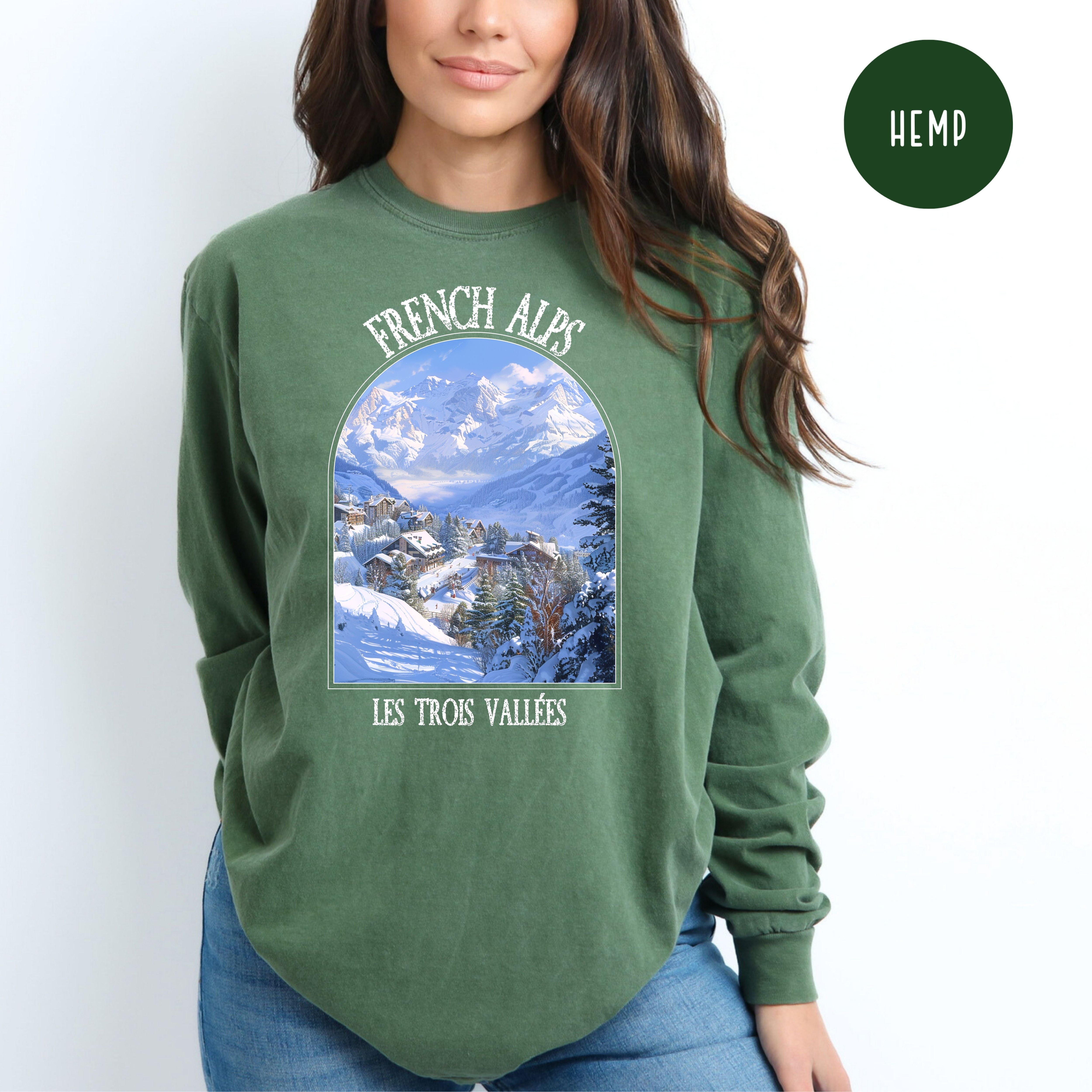 French Alps Comfort Colors® Long Sleeve Tee