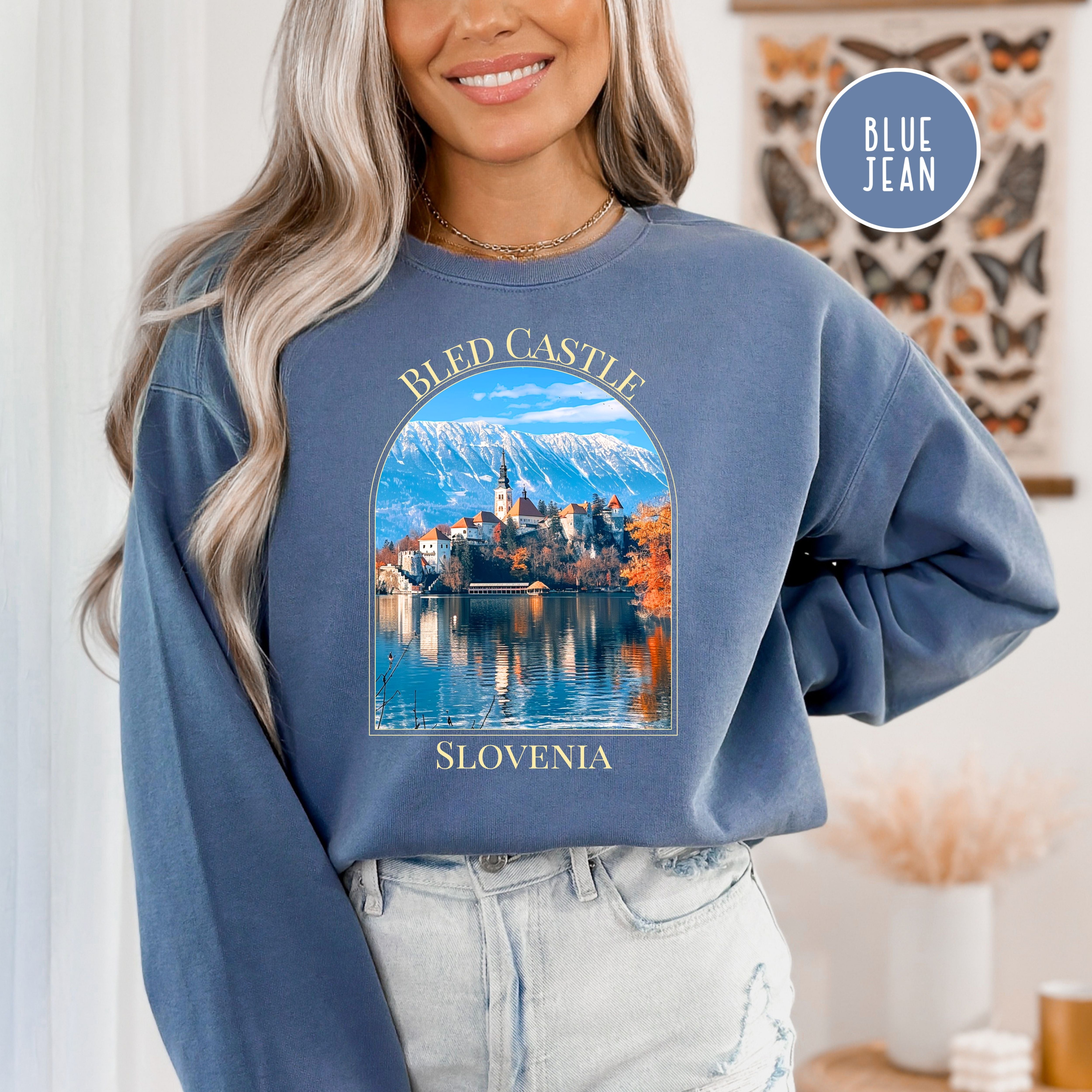 Bled Castle Slovenia Comfort Colors® Sweatshirt