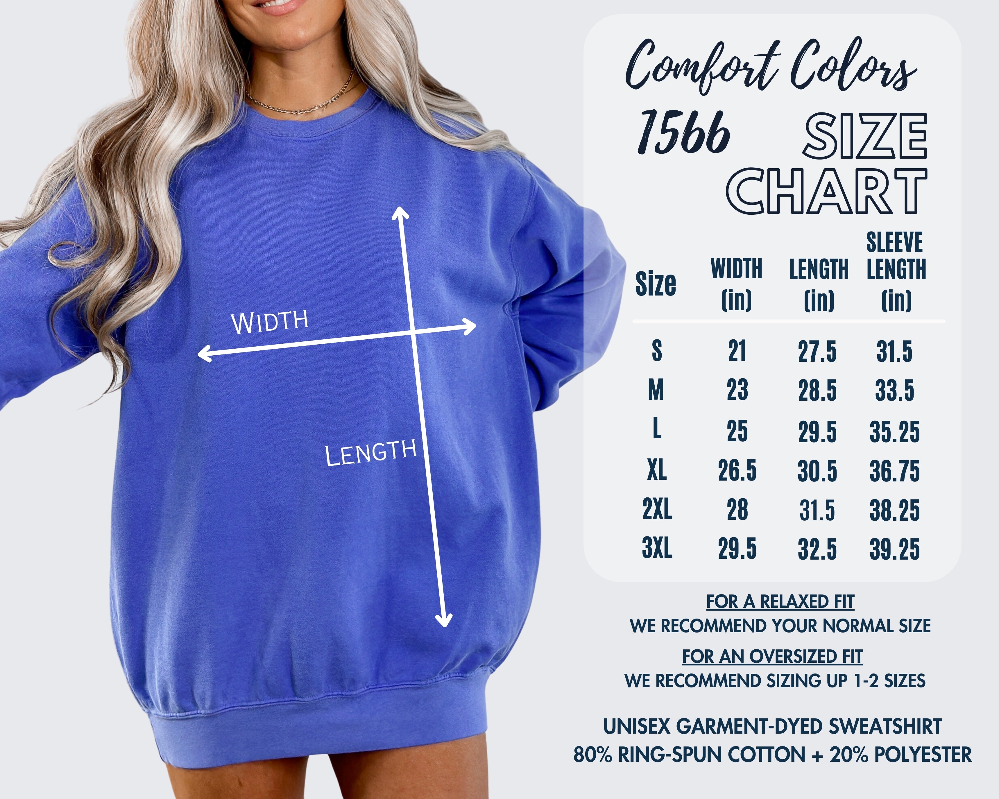 Rehoboth Beach Grunge Style Comfort Colors® Sweatshirt