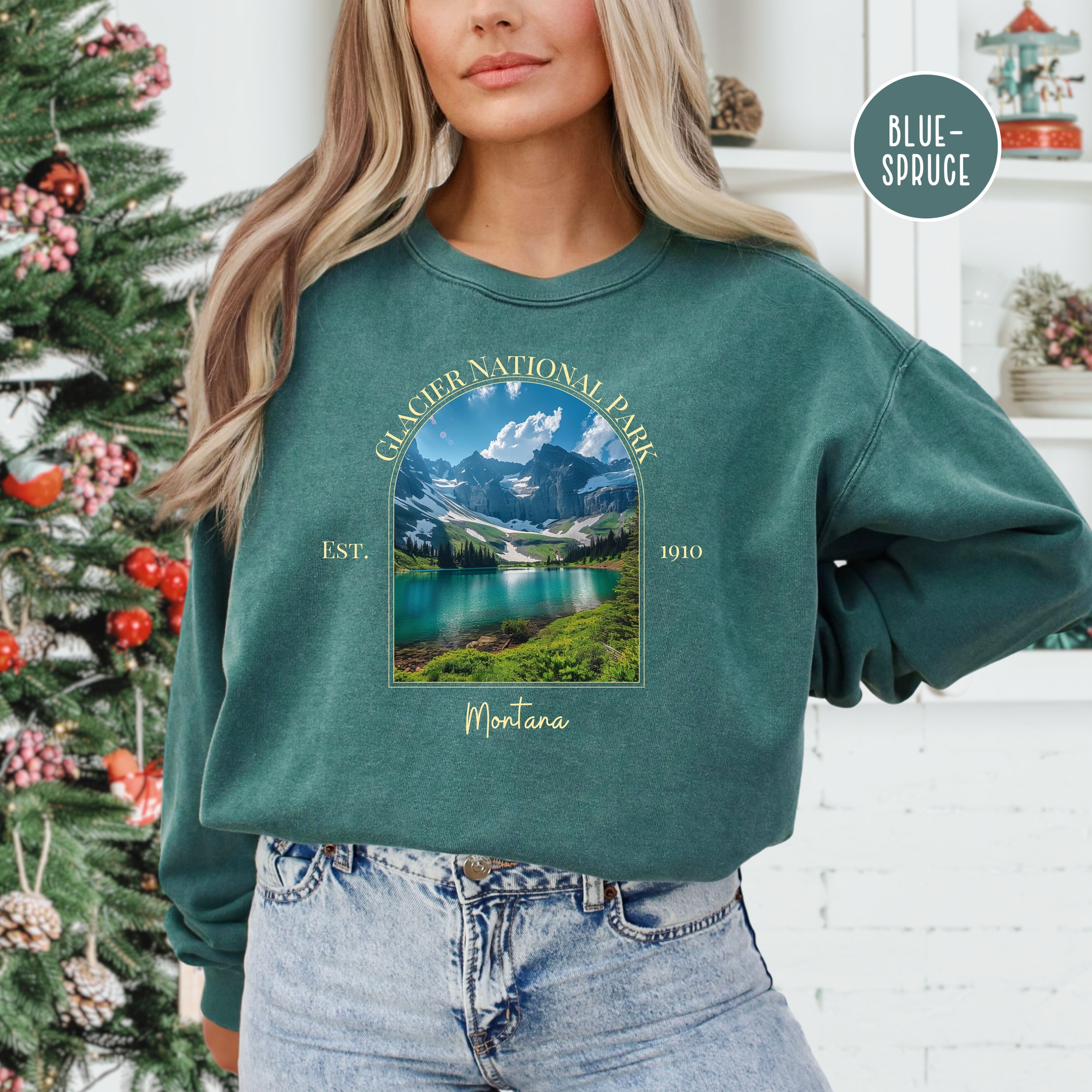 Glacier National Park Comfort Colors® Sweatshirt