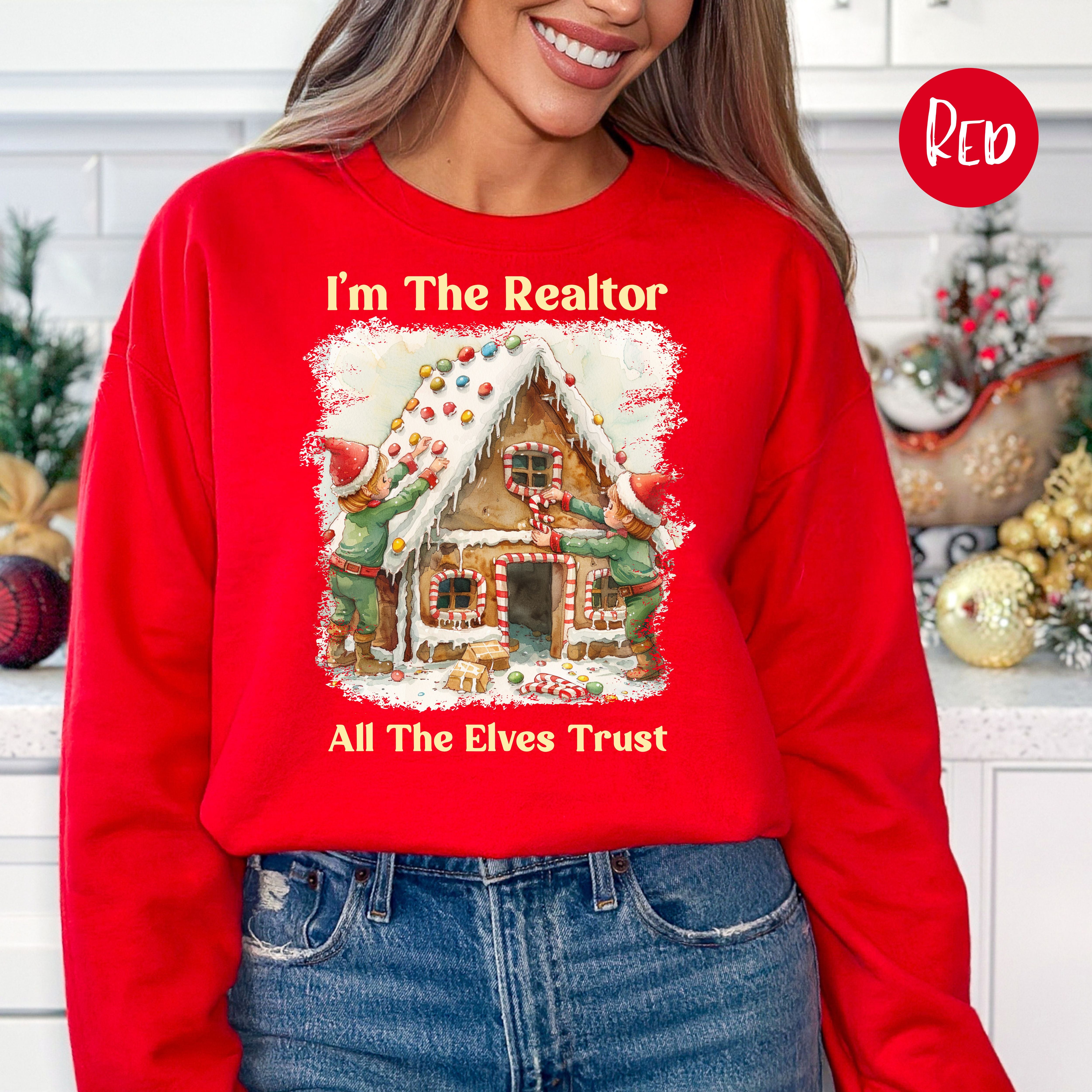 Funny Real Estate Agent Unisex Christmas Sweatshirt